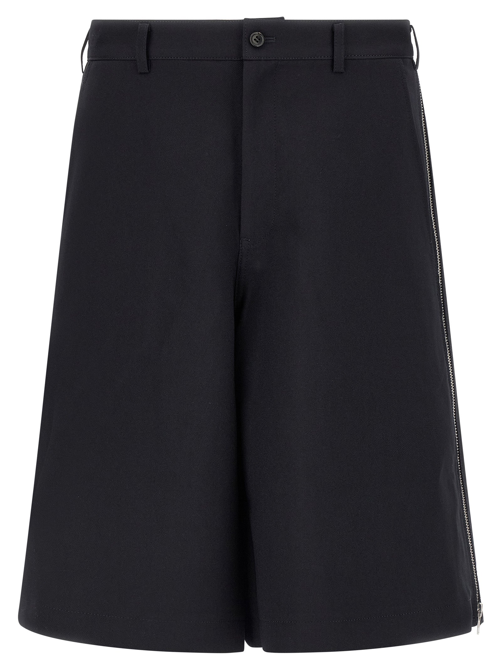 Comme Des Garçons Blue Polyester Bermuda Men's Shorts