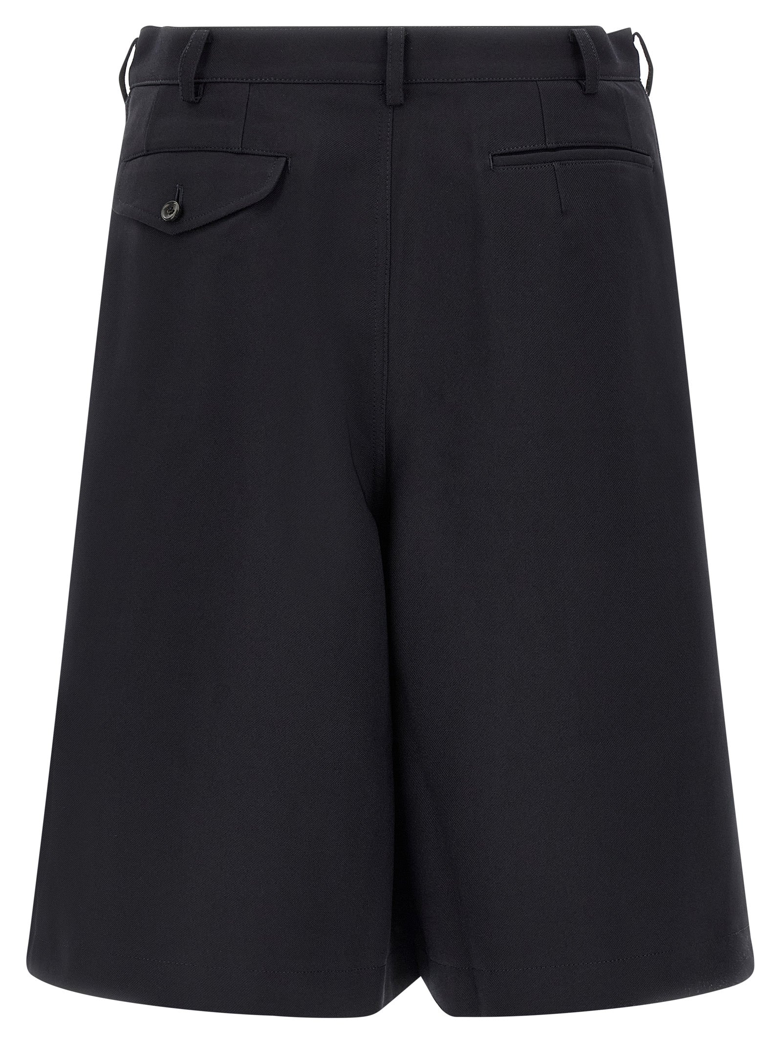 Comme Des Garçons Blue Polyester Bermuda Men's Shorts
