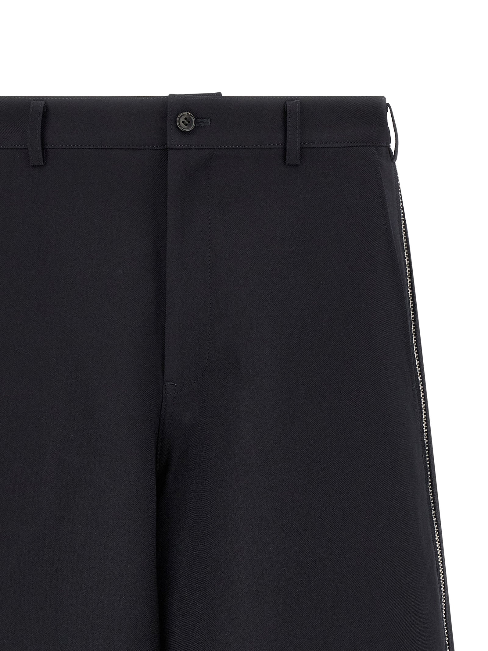 Comme Des Garçons Blue Polyester Bermuda Men's Shorts
