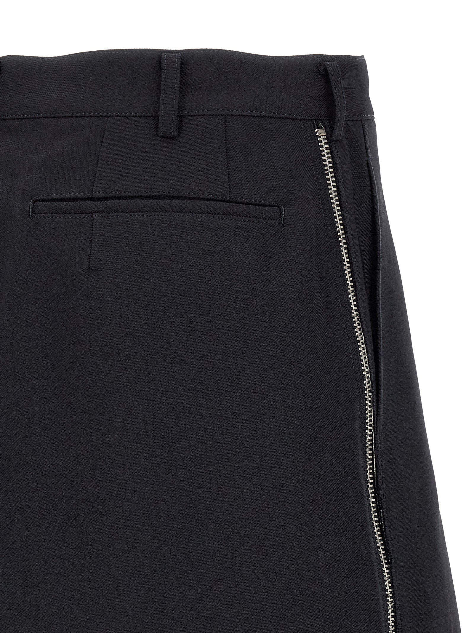 Comme Des Garçons Blue Polyester Bermuda Men's Shorts