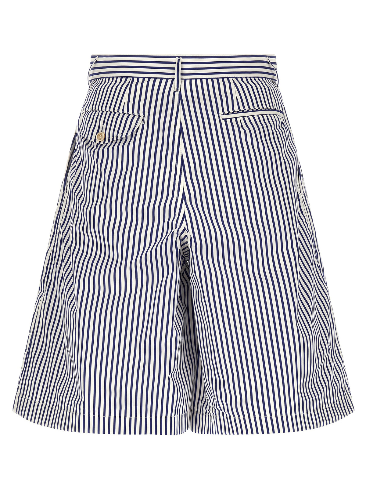 Comme Des Garçons Blue Cotton Bermuda Men's Shorts