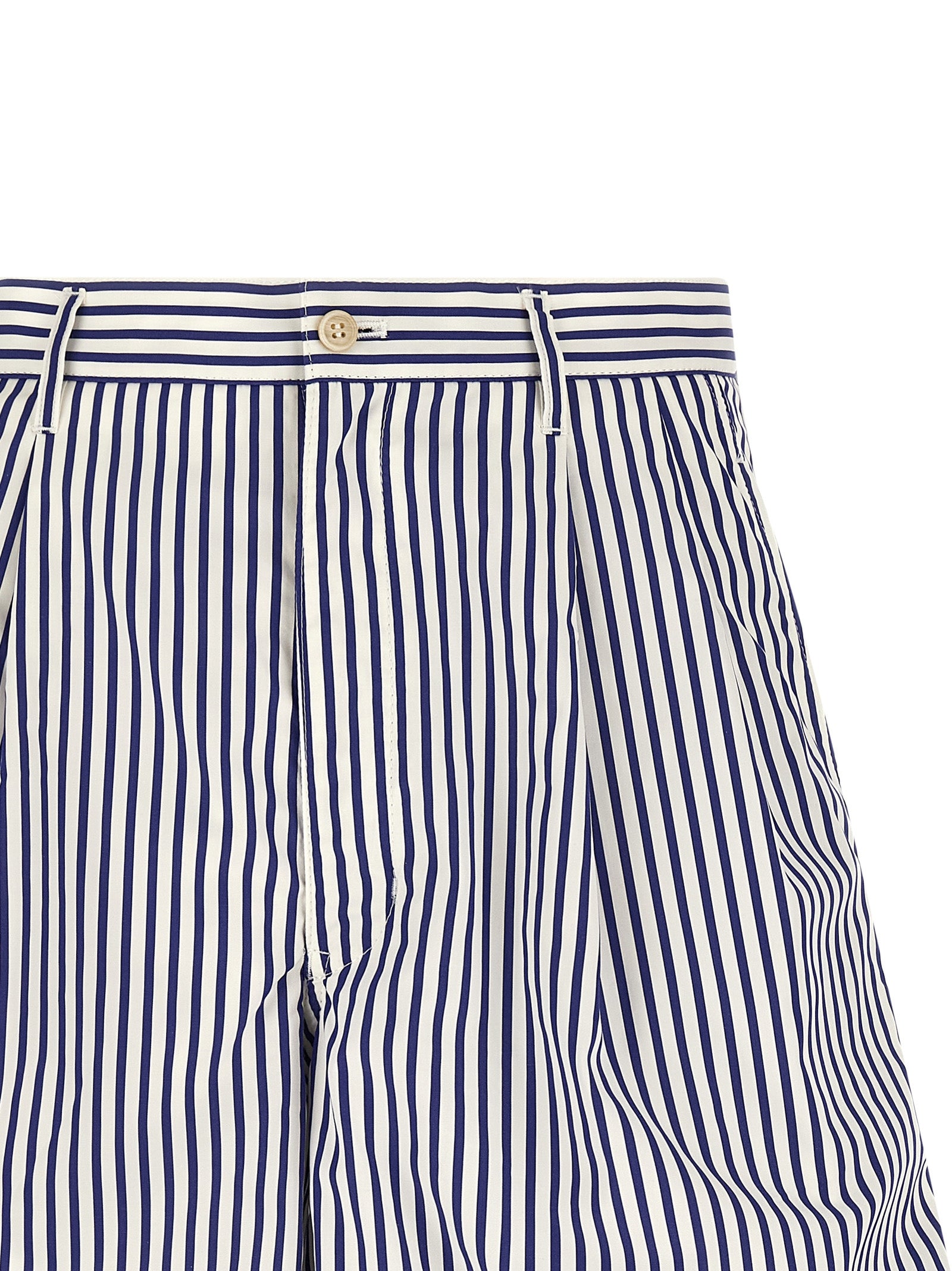 Comme Des Garçons Blue Cotton Bermuda Men's Shorts