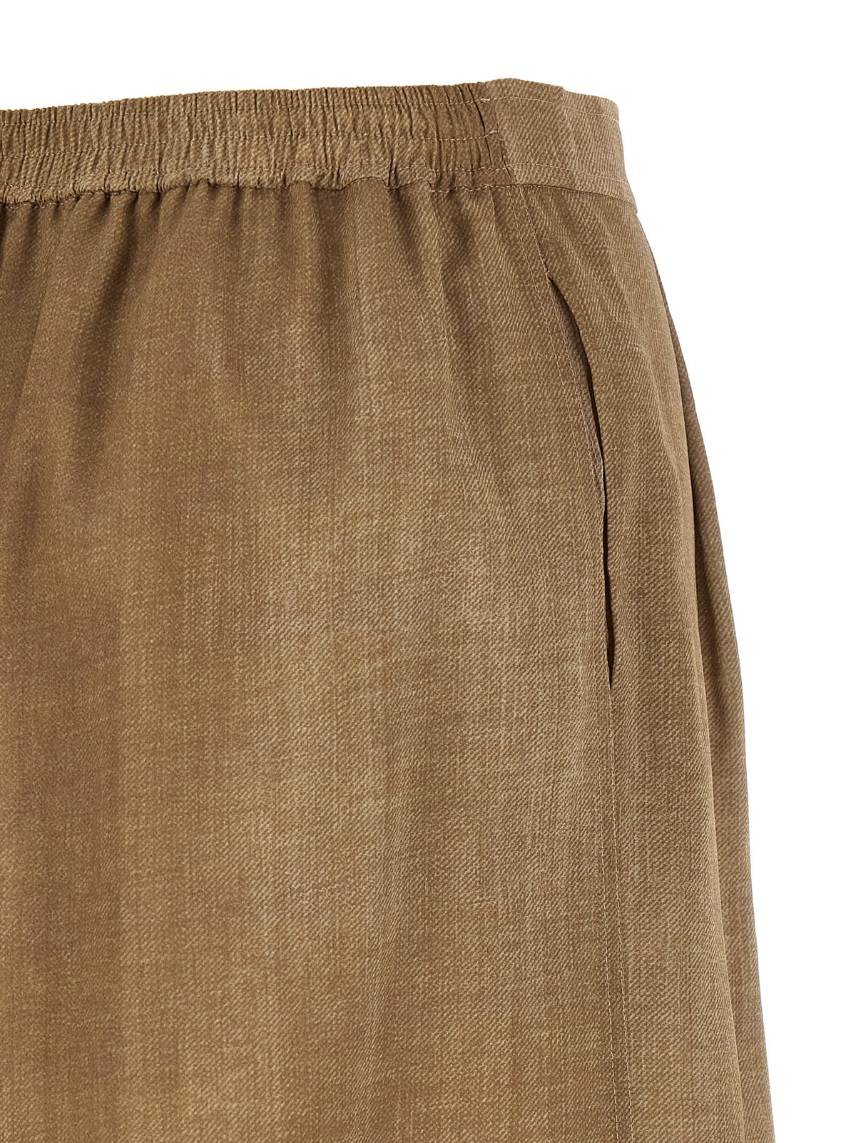 Ermanno Scervino Beige Polyester Bermuda Women's Shorts