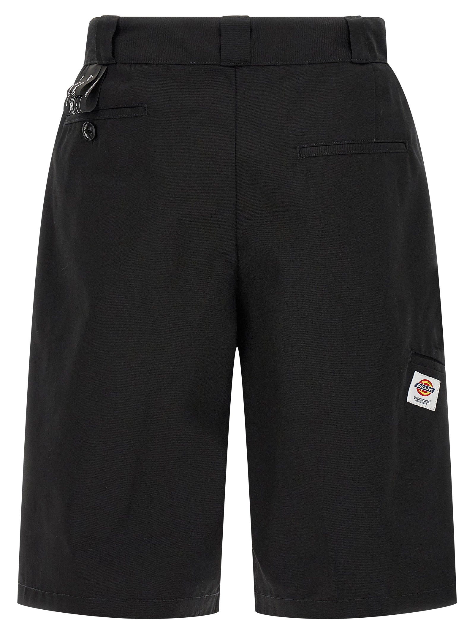 Undercover Black Polyester Bermuda Men's Shorts