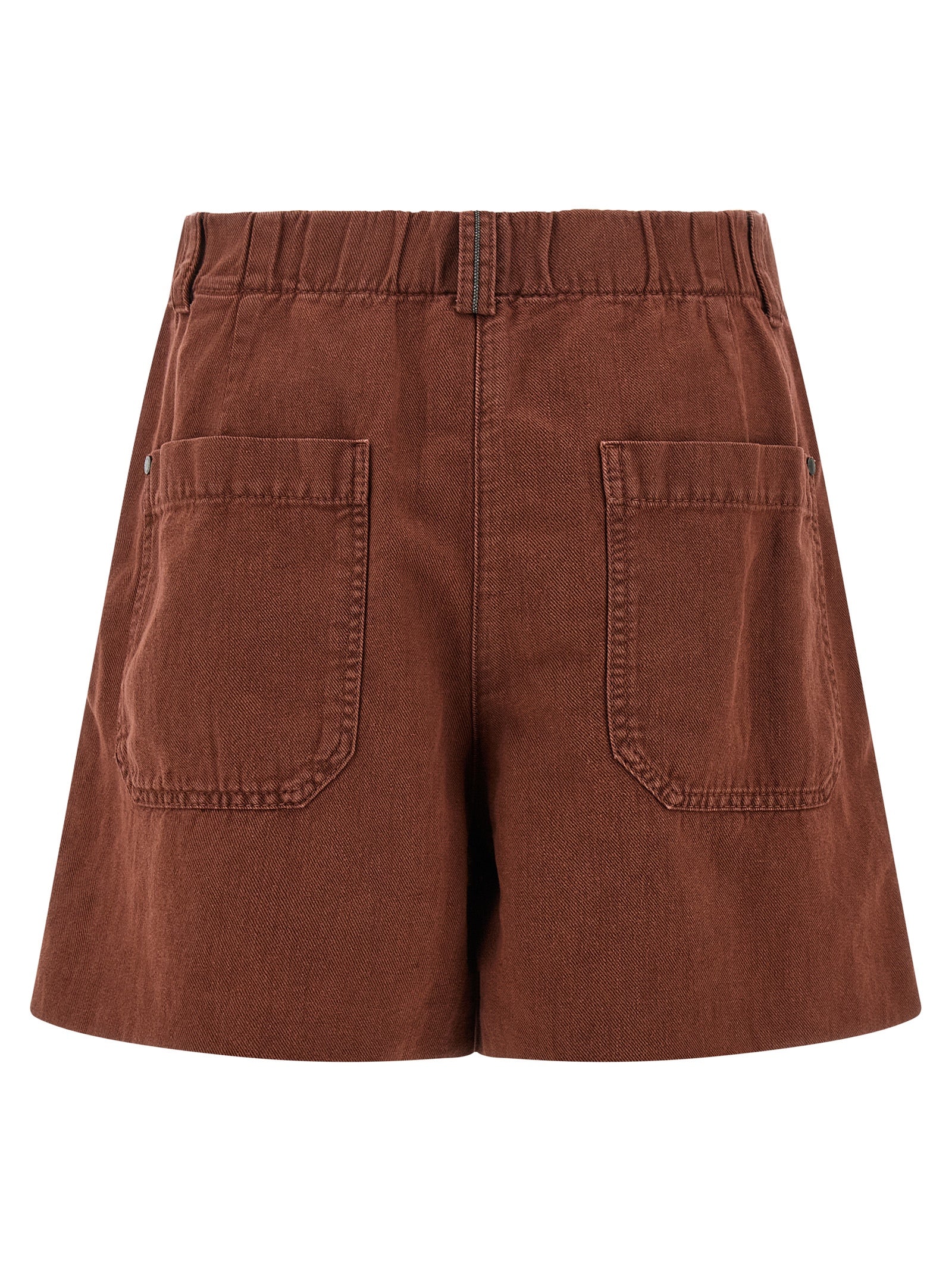 Brunello Cucinelli Multicolor Cotton Bermuda Women's Shorts