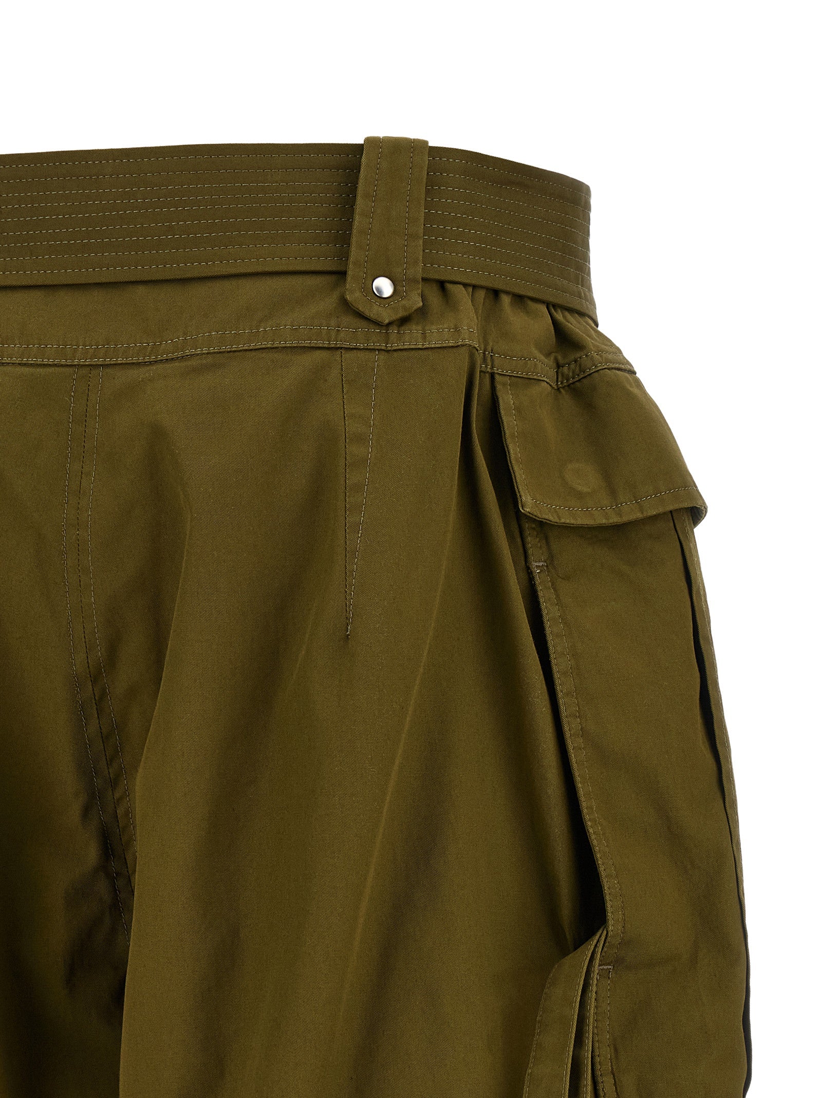Alexander McQueen Bicolor Cotton Bermuda Women's Shorts