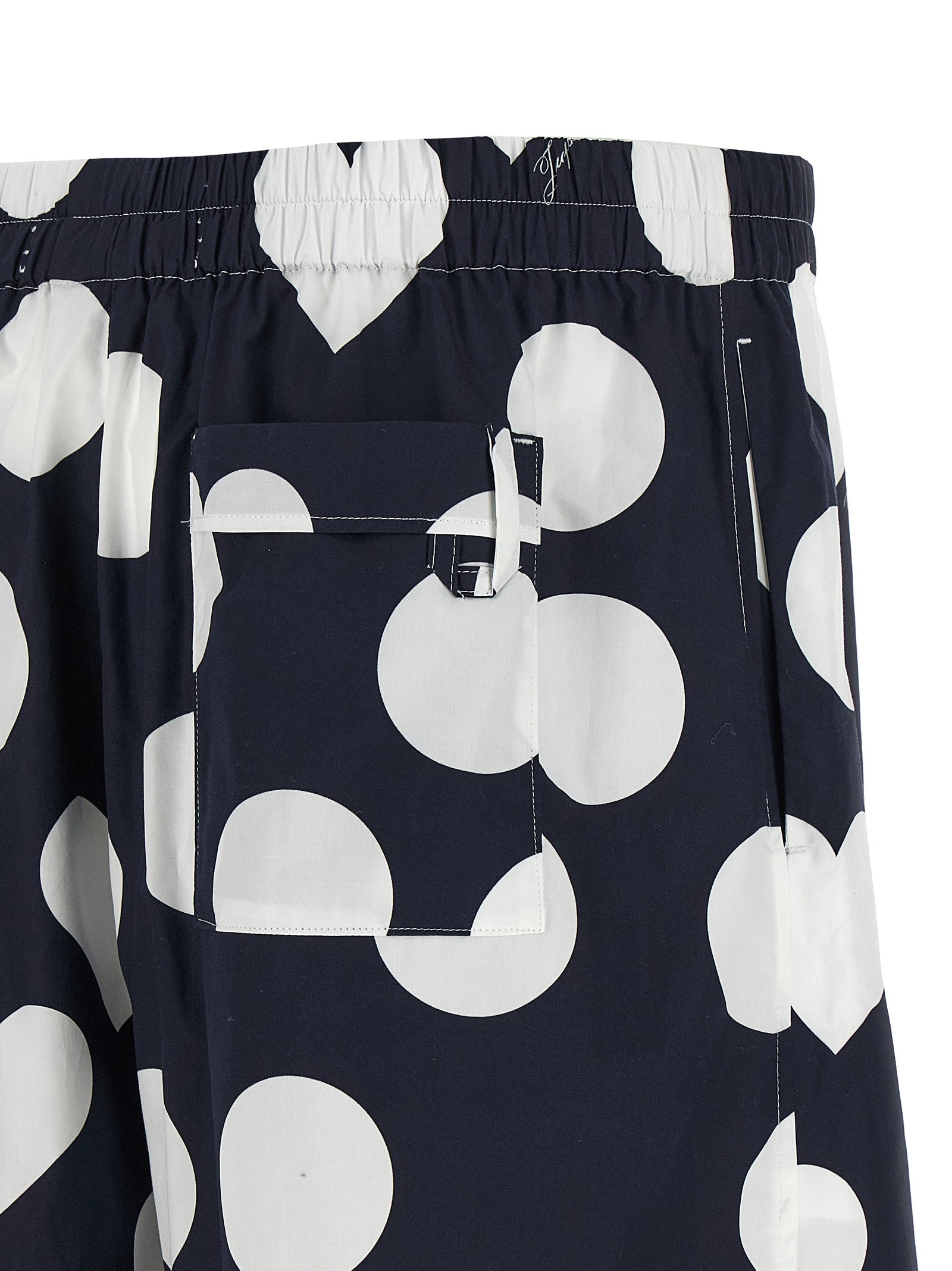 Jacquemus Blue Cotton Bermuda Men's Shorts