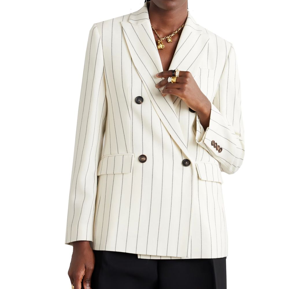 Brunello Cucinelli White Wool Women's Blazer