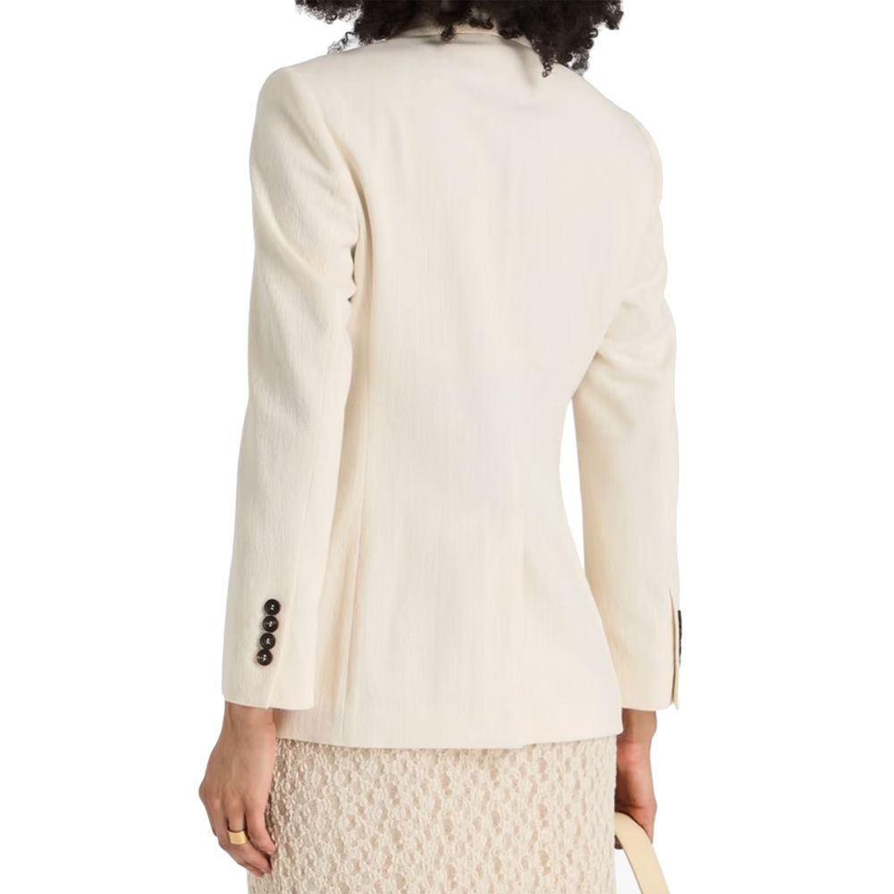 Brunello Cucinelli White Cotton Women's Blazer