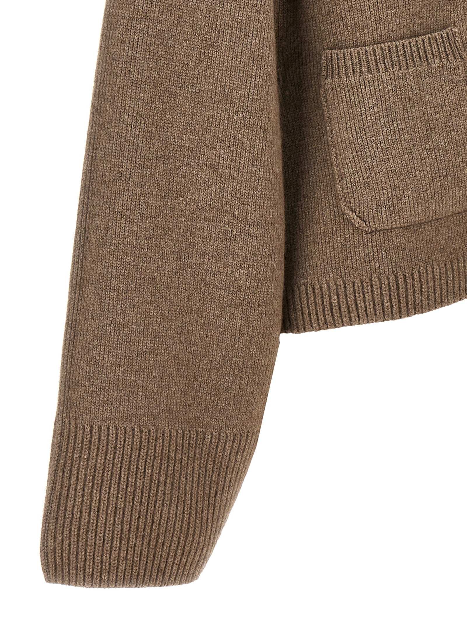 Khaite Brown Cashmere Women's Cardigan