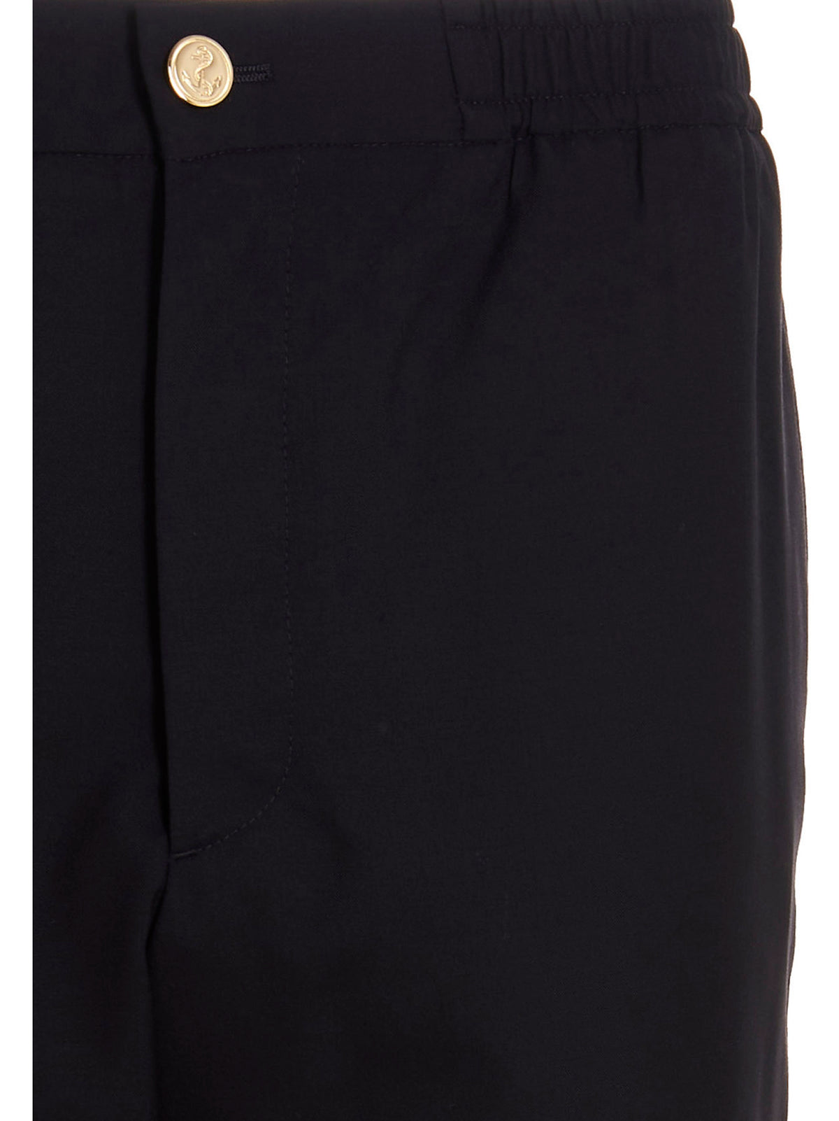 Thom Browne Blue Wool Athletic Men's Pants