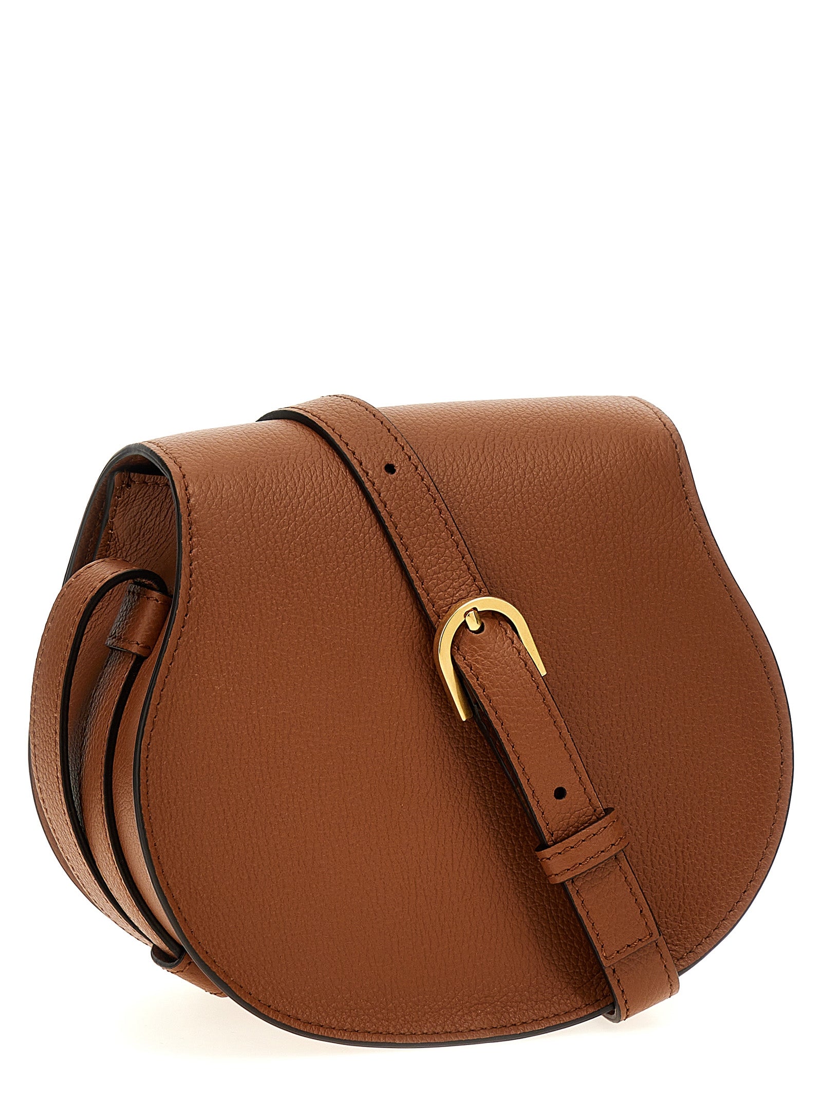 Chloé Brown Lamb Leather Crossbody Women's Bag