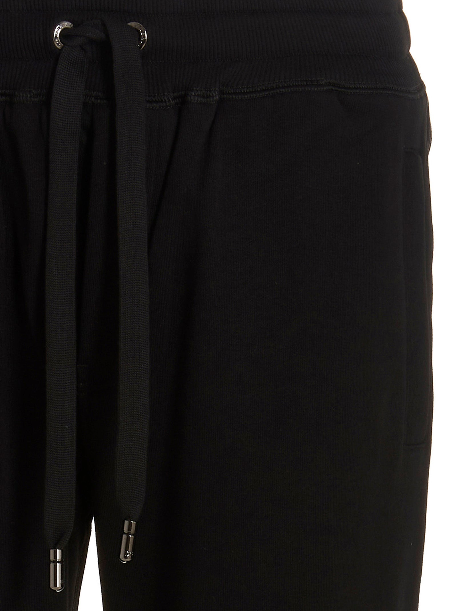 Dolce & Gabbana Black Cotton Joggers (Workout Men's Pants)