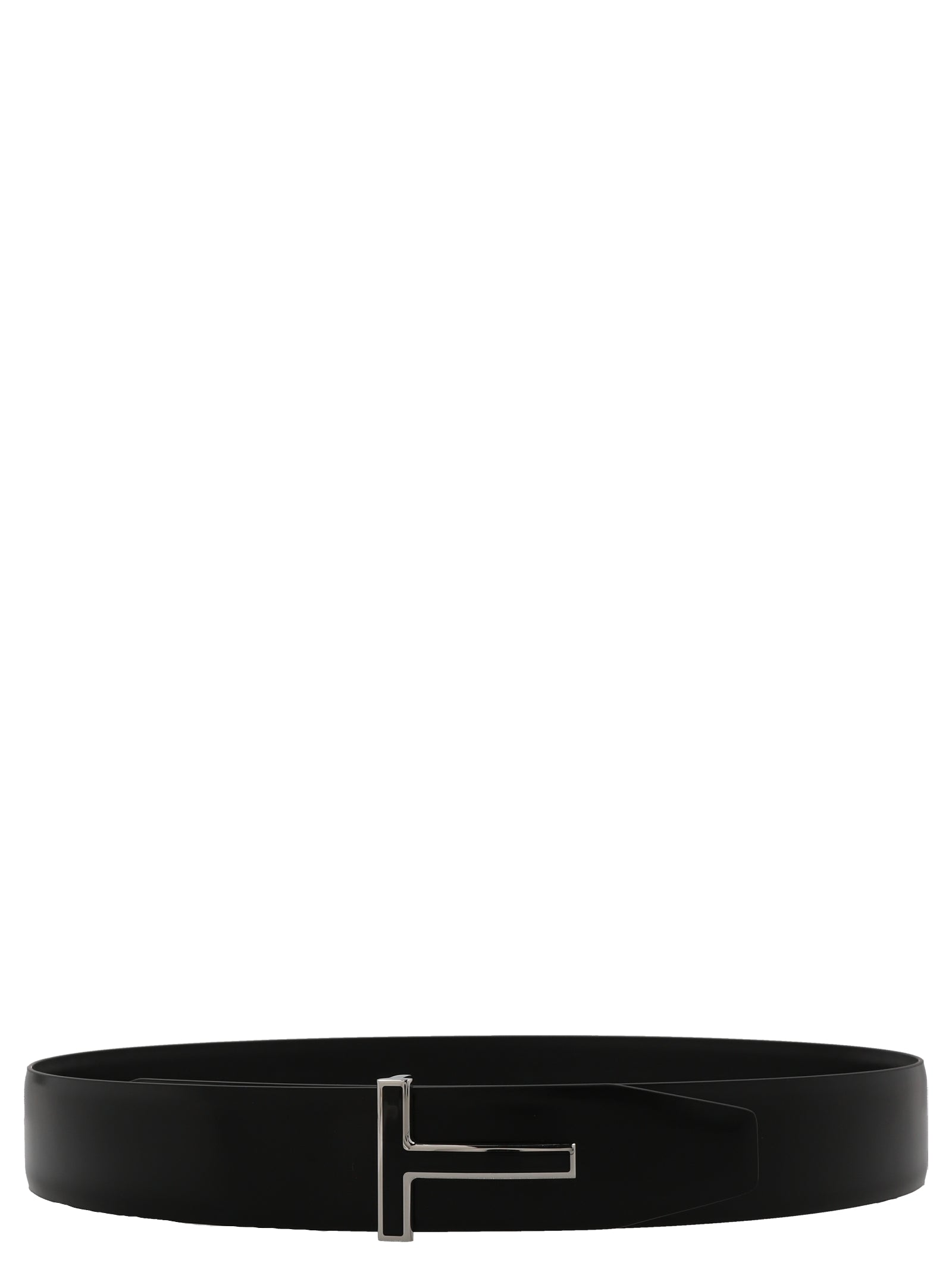 Tom Ford Black Calfskin Regular Men's Belt