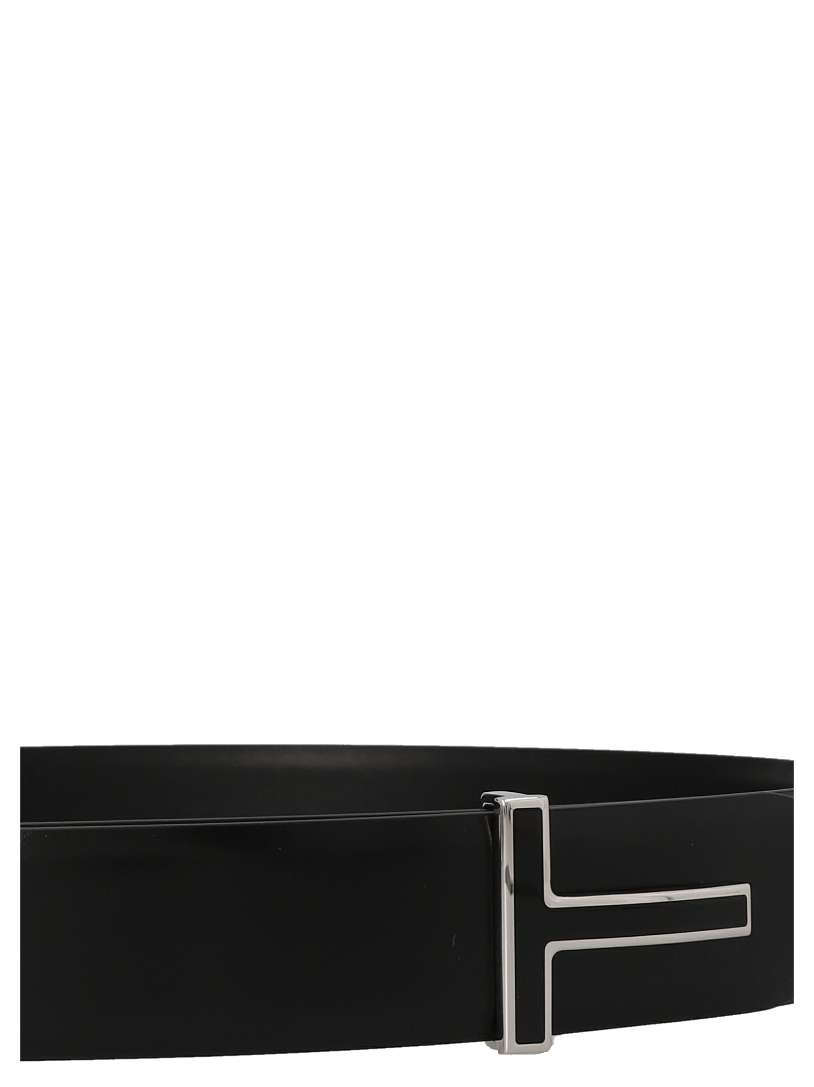 Tom Ford Black Calfskin Regular Men's Belt