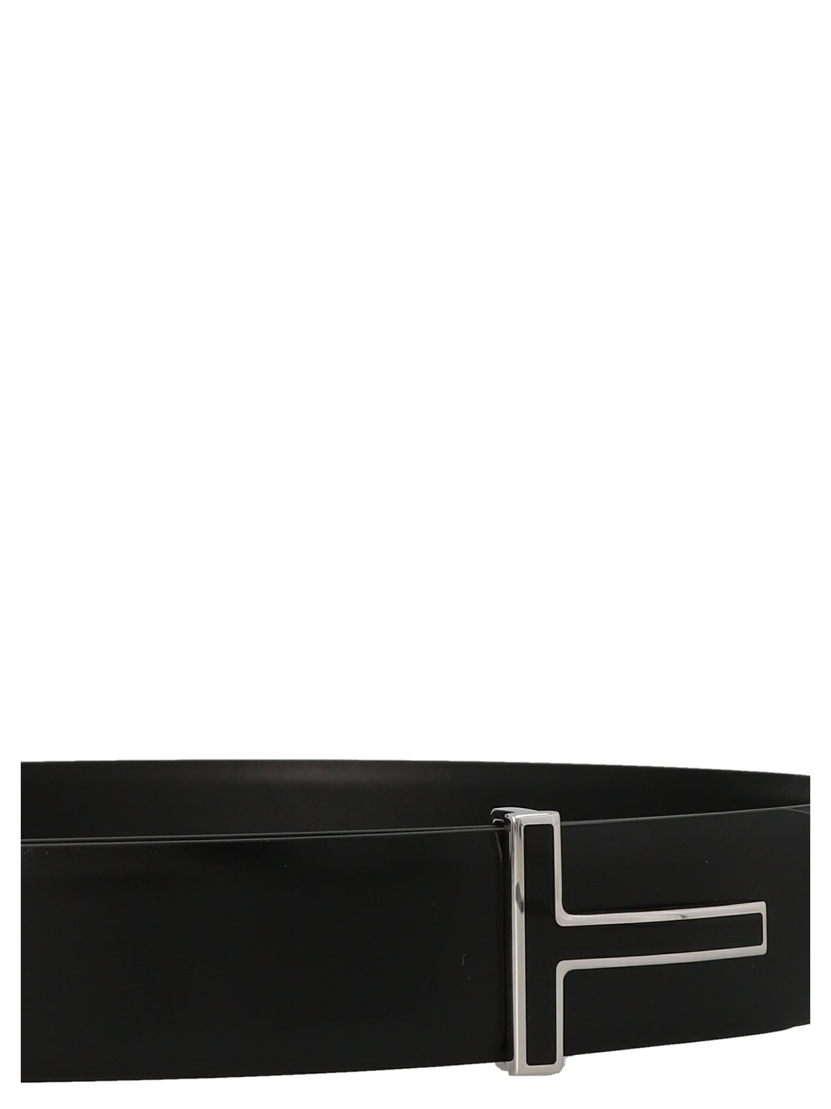 Tom Ford Black Calfskin Regular Men's Belt