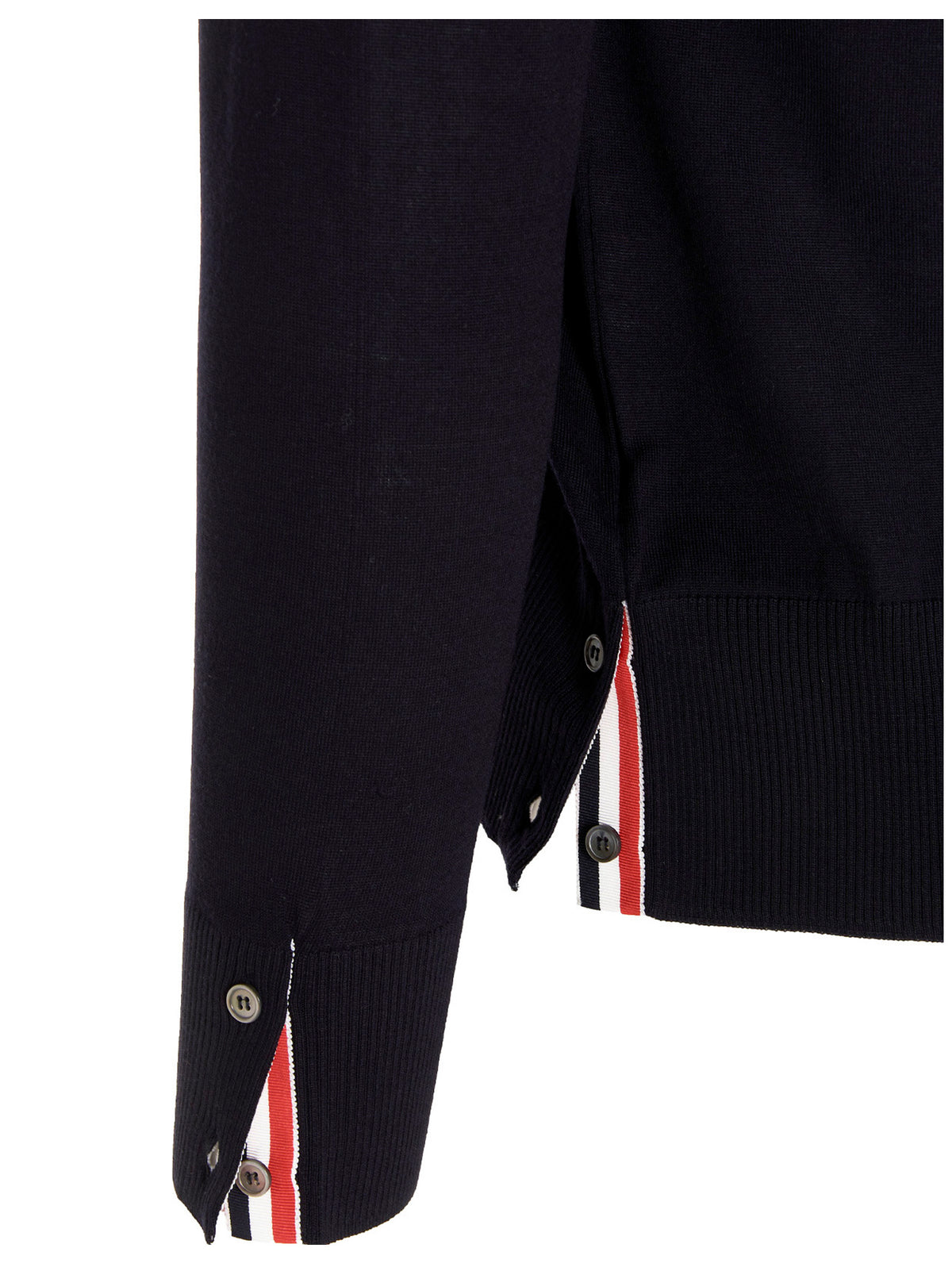 Thom Browne Blue Merino Wool Men's Cardigan