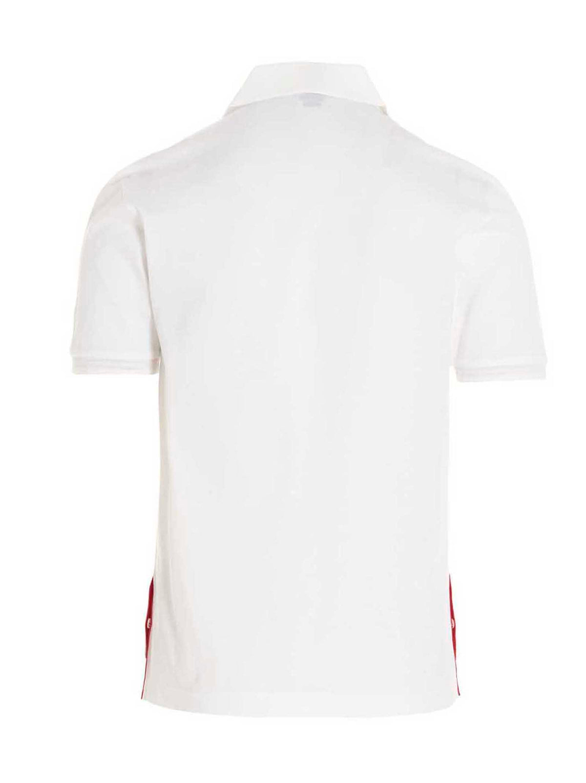 Thom Browne White Cotton Polo Men's Shirt