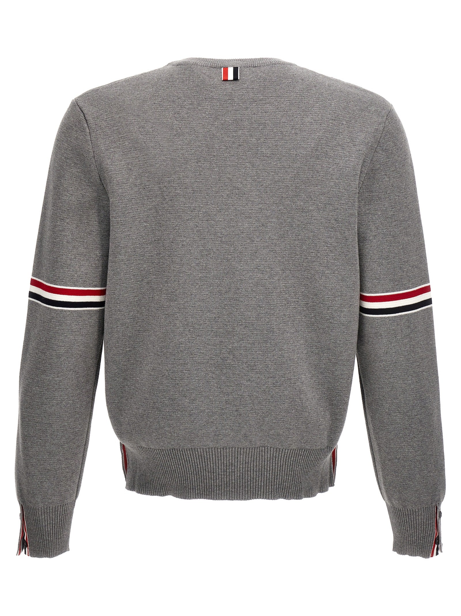 Thom Browne Gray Cotton Men's Cardigan