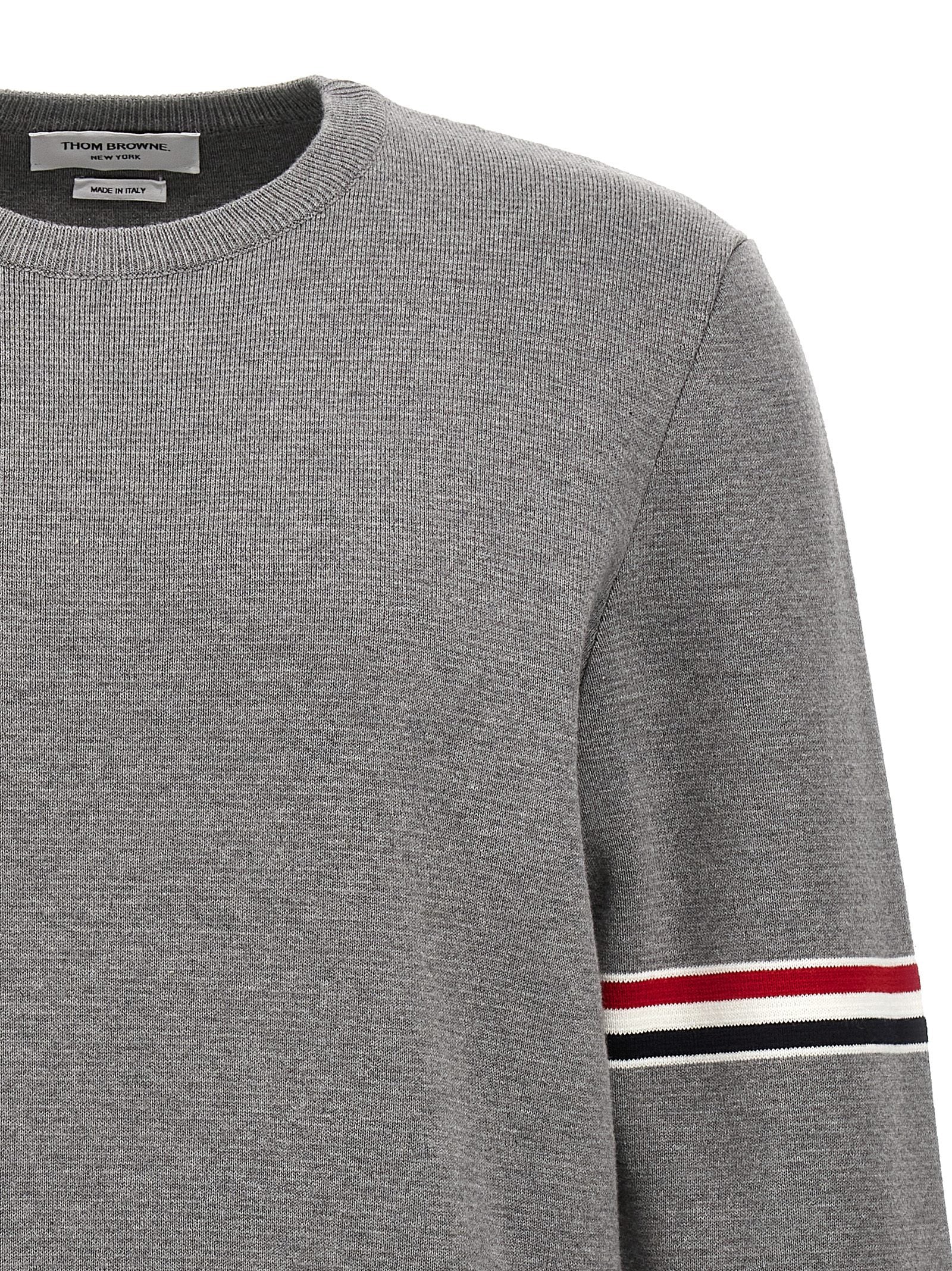 Thom Browne Gray Cotton Men's Cardigan