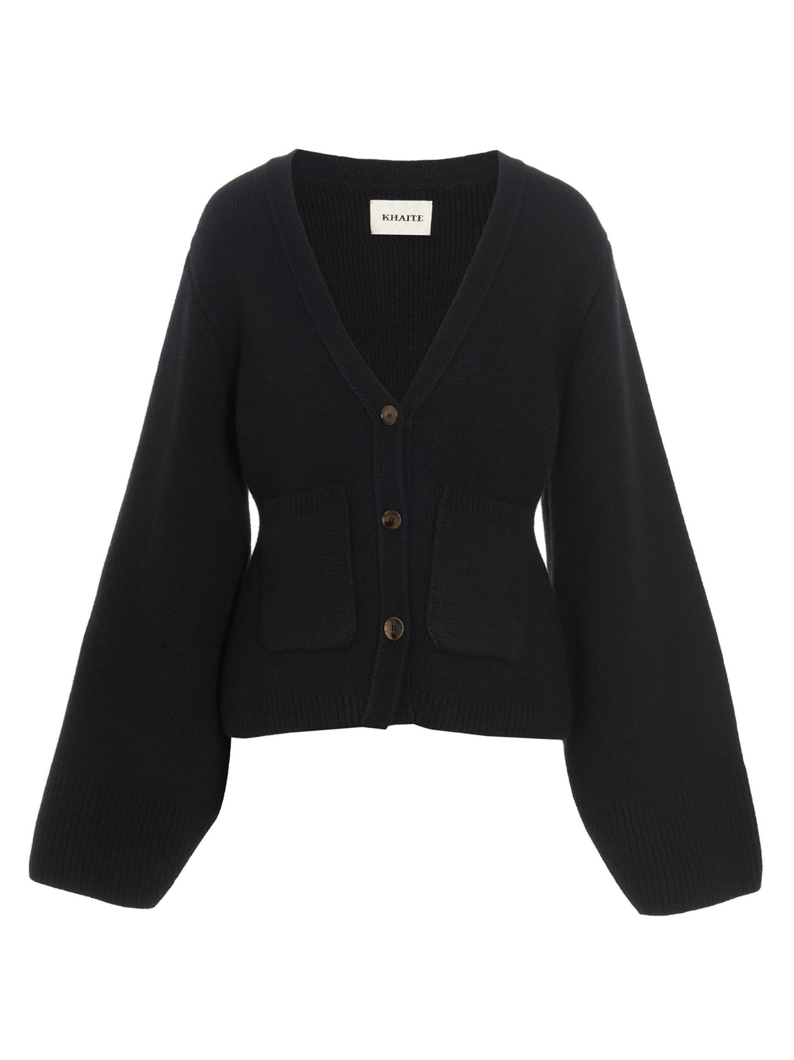 Khaite Black Cashmere Women's Cardigan
