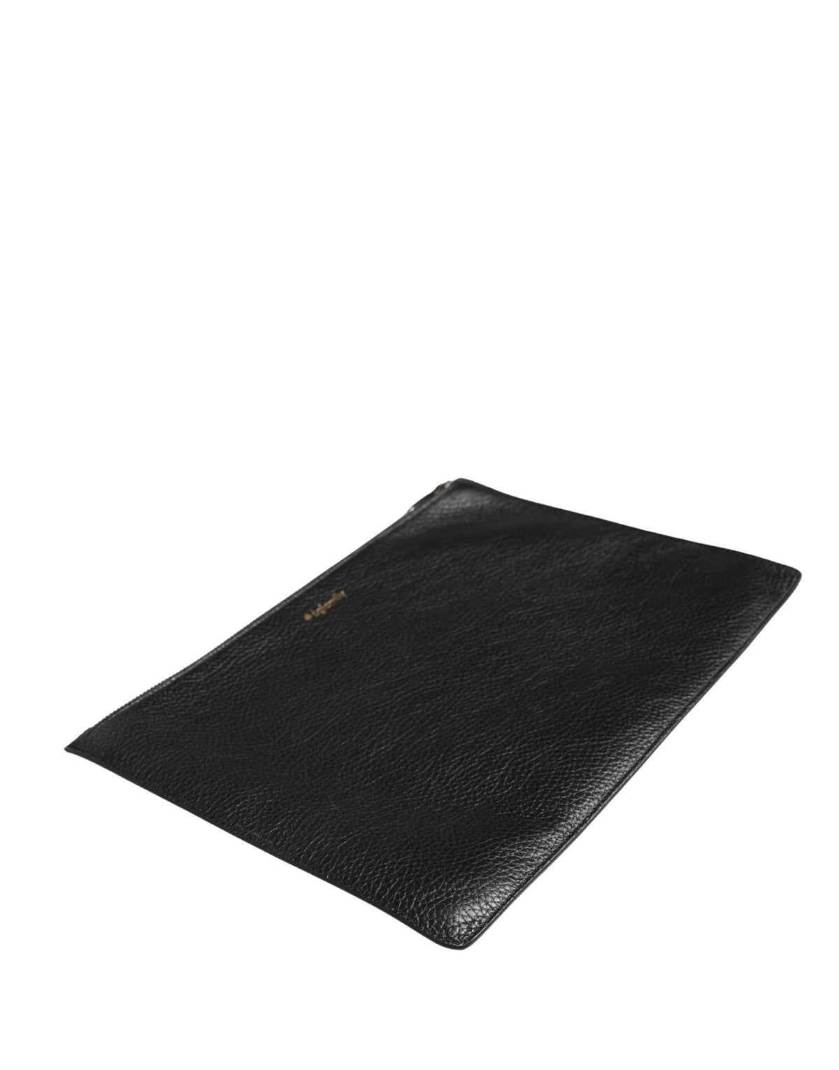 Dolce & Gabbana Black #DGFamily Embellished Leather Clutch Borse Men's Bag