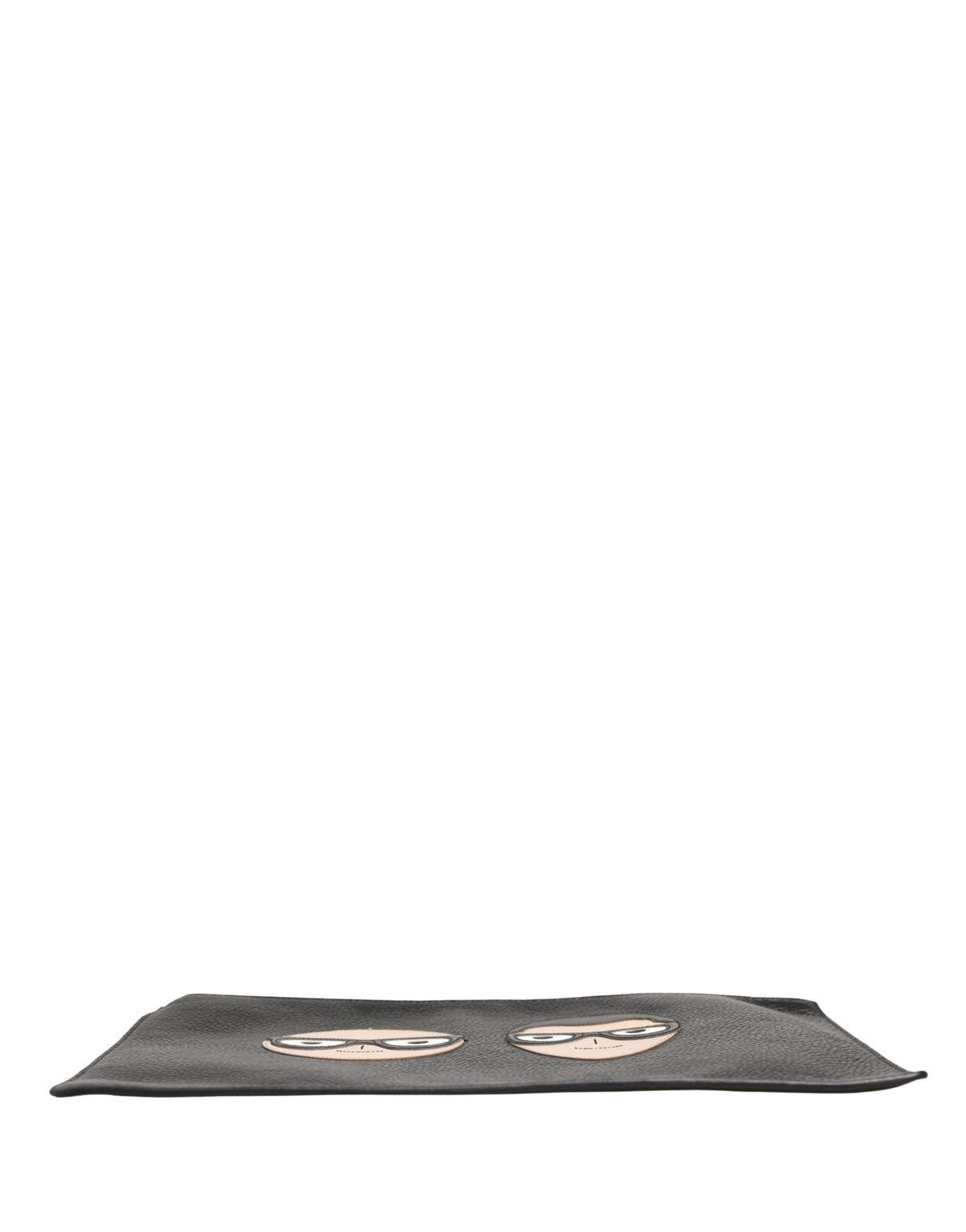 Dolce & Gabbana Black #DGFamily Embellished Leather Clutch Borse Men's Bag