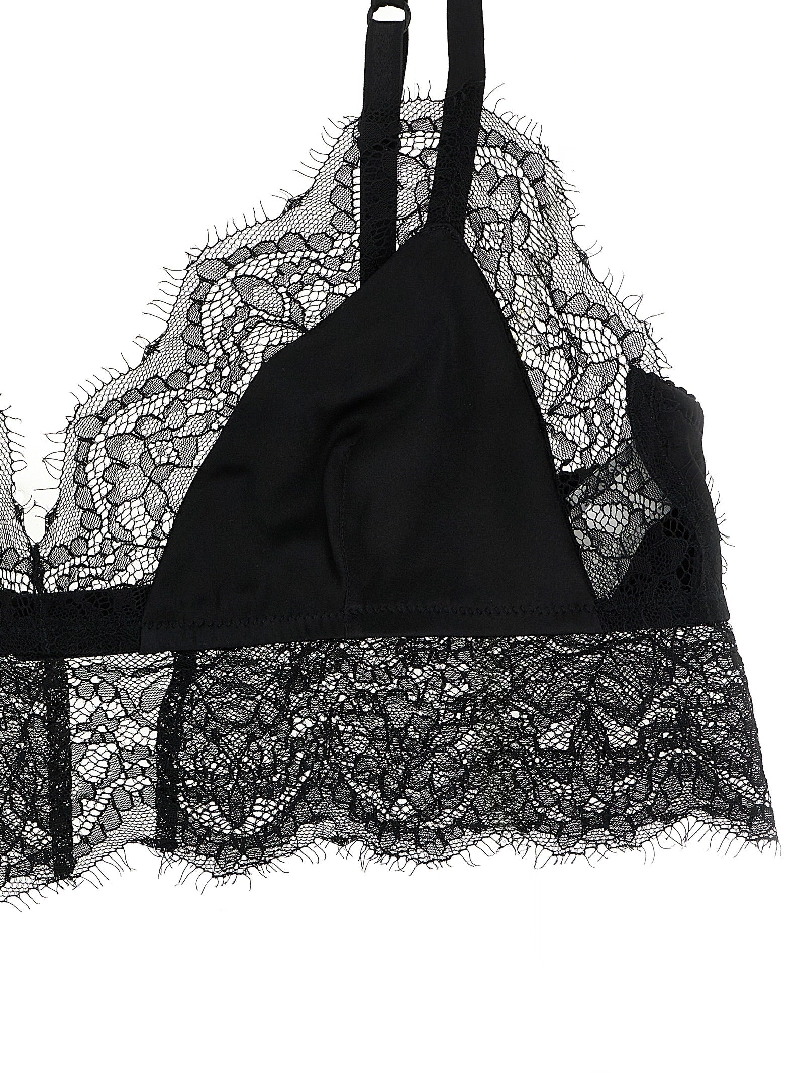 Dolce & Gabbana Black Silk Women's Bra