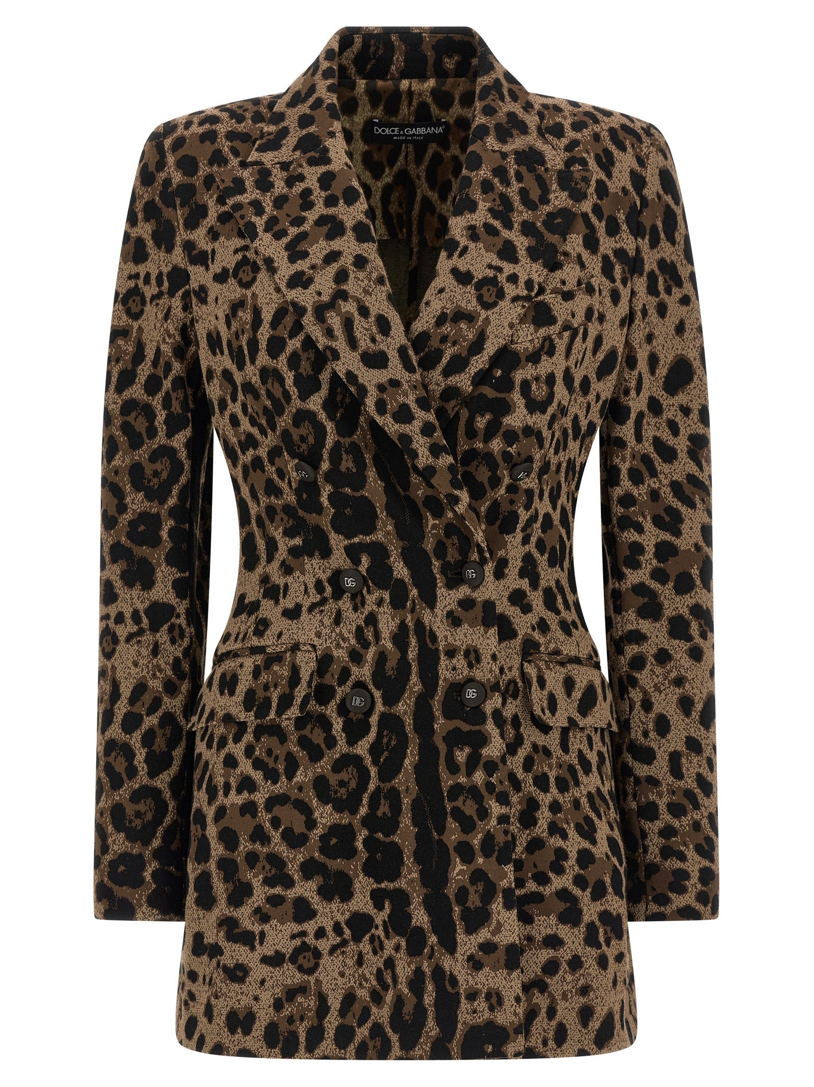 Dolce & Gabbana Brown Viscose Women's Blazer