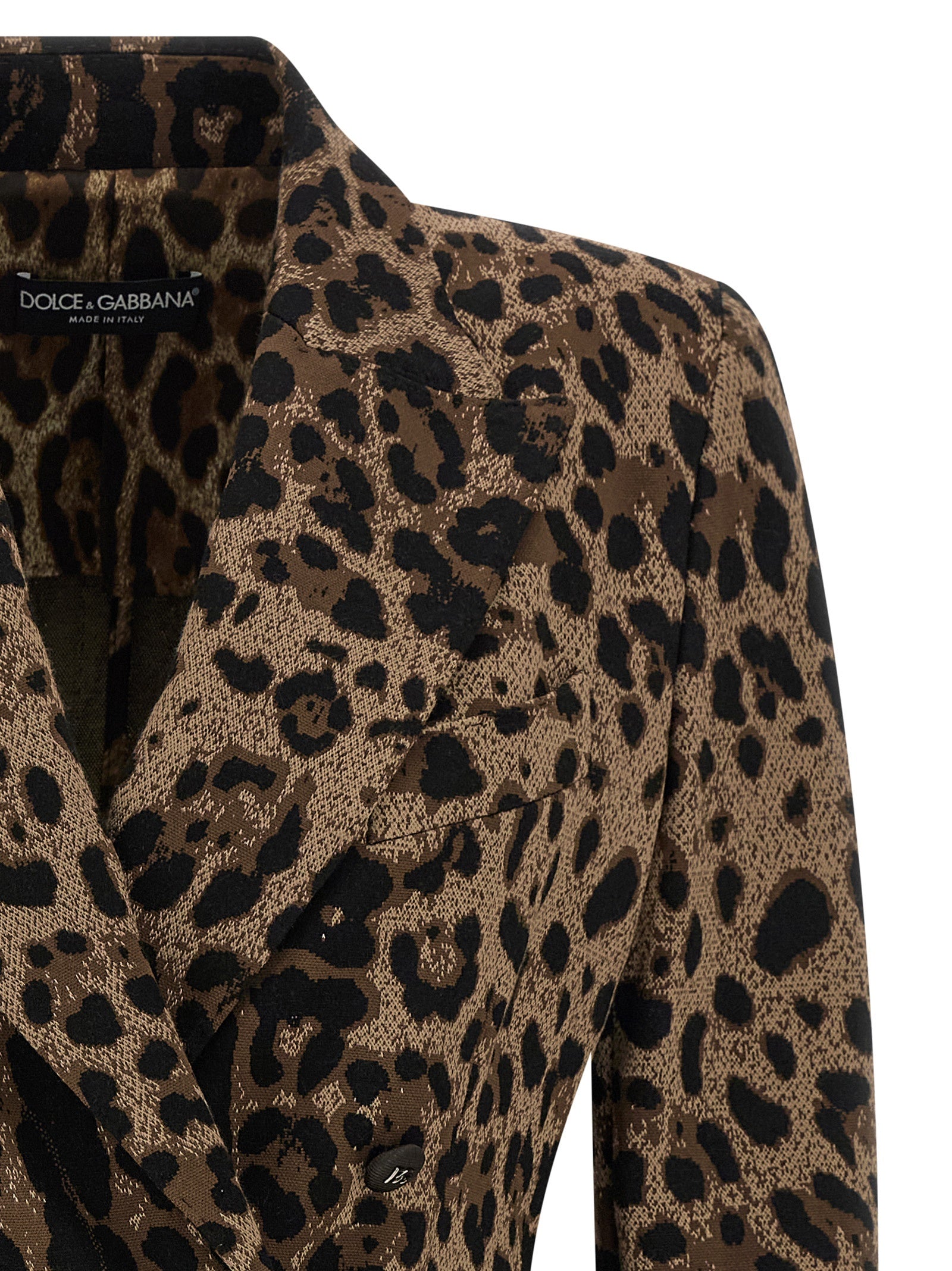 Dolce & Gabbana Brown Viscose Women's Blazer