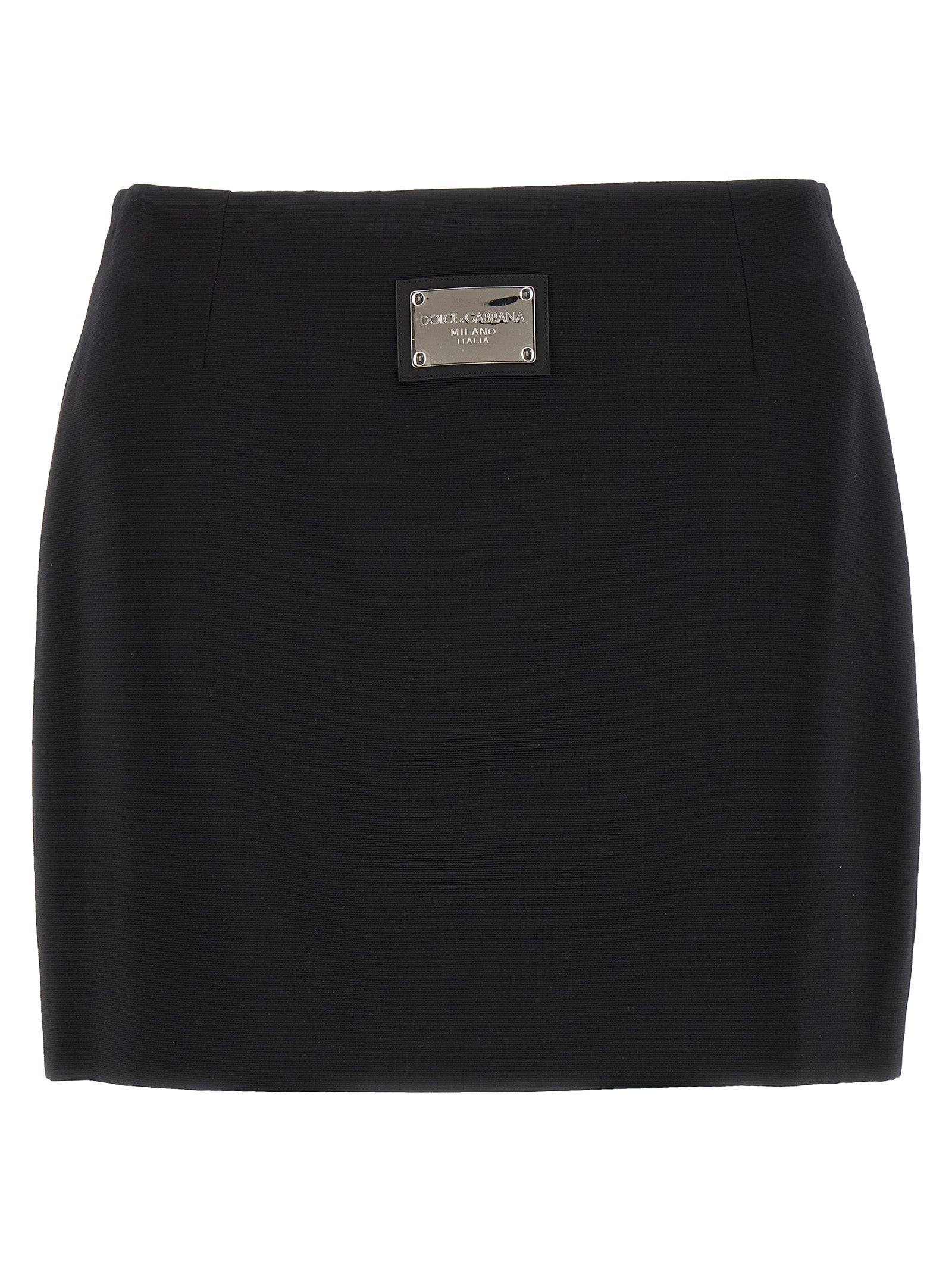 Dolce & Gabbana Black Viscose Long Women's Skirt