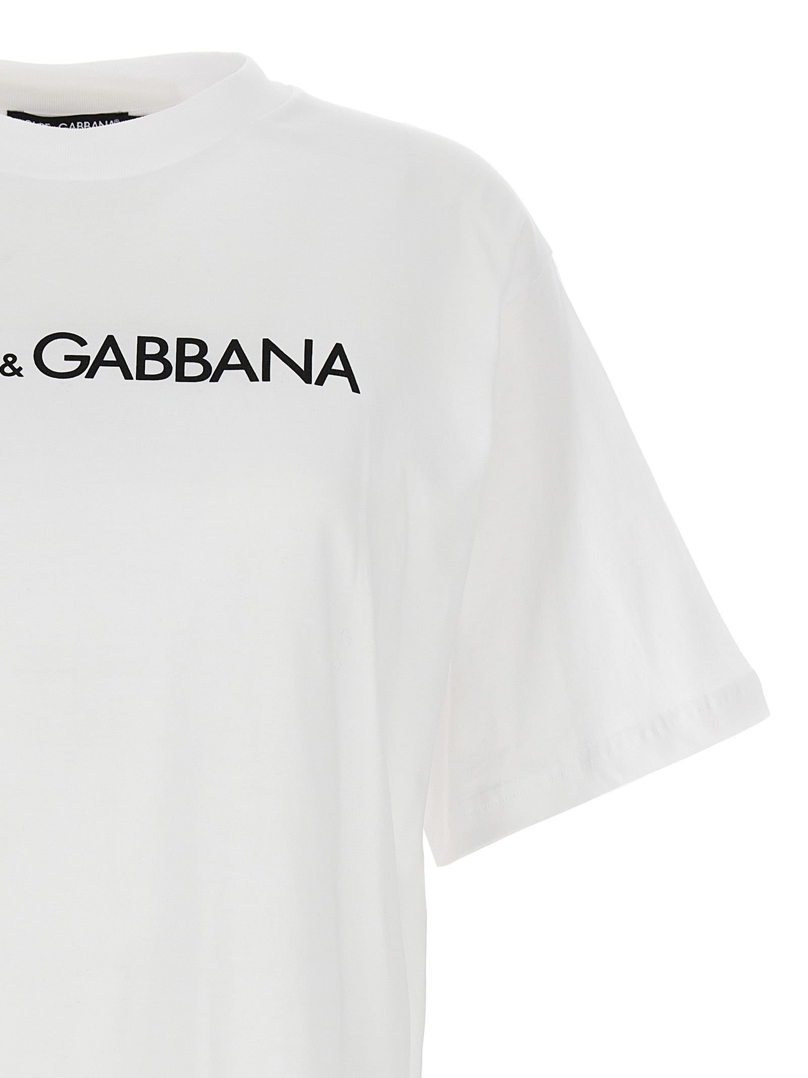 Dolce & Gabbana White Cotton Women's T-Shirt
