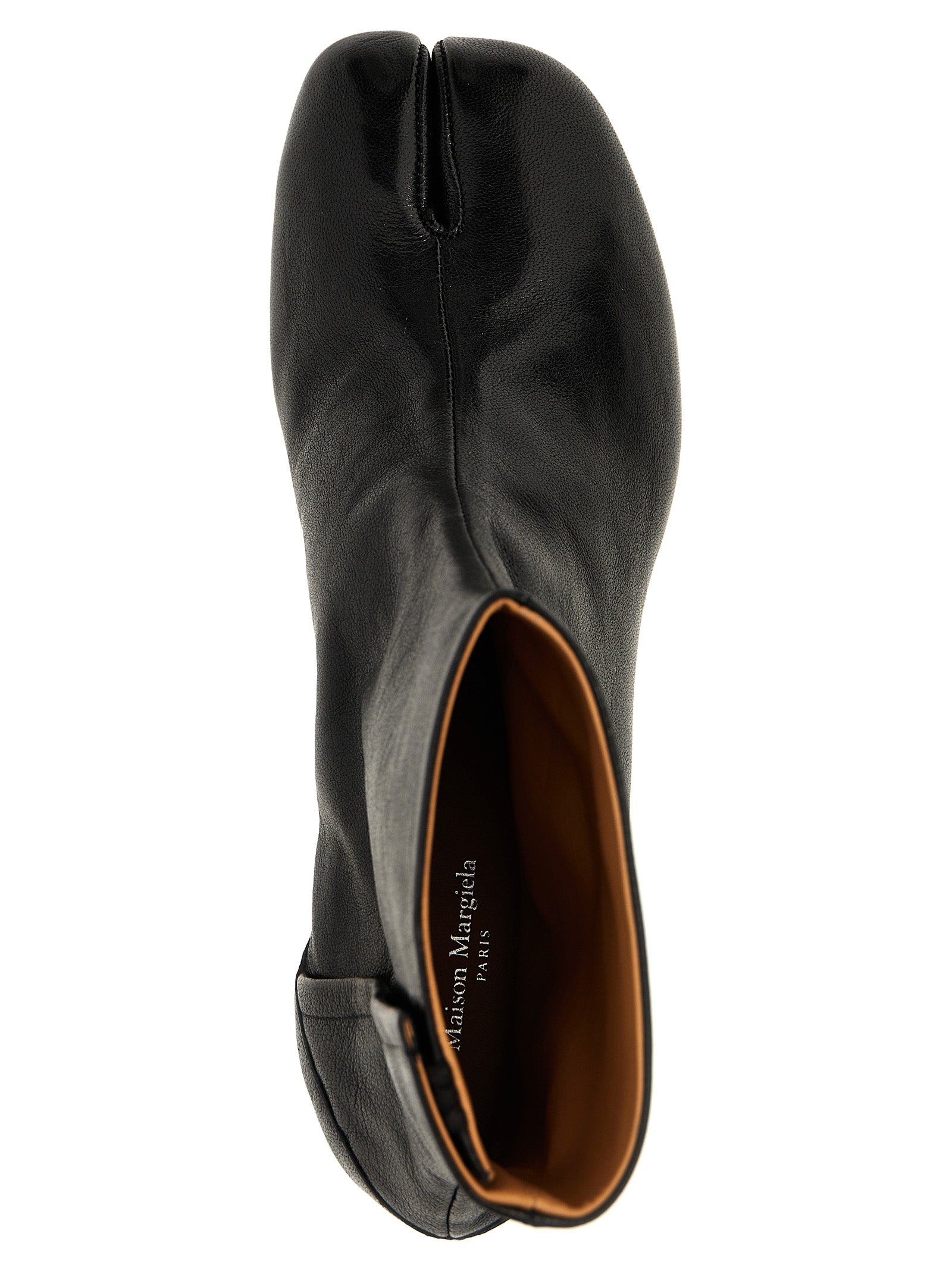 Maison Margiela Black Lamb Leather Ankle Women's Boots