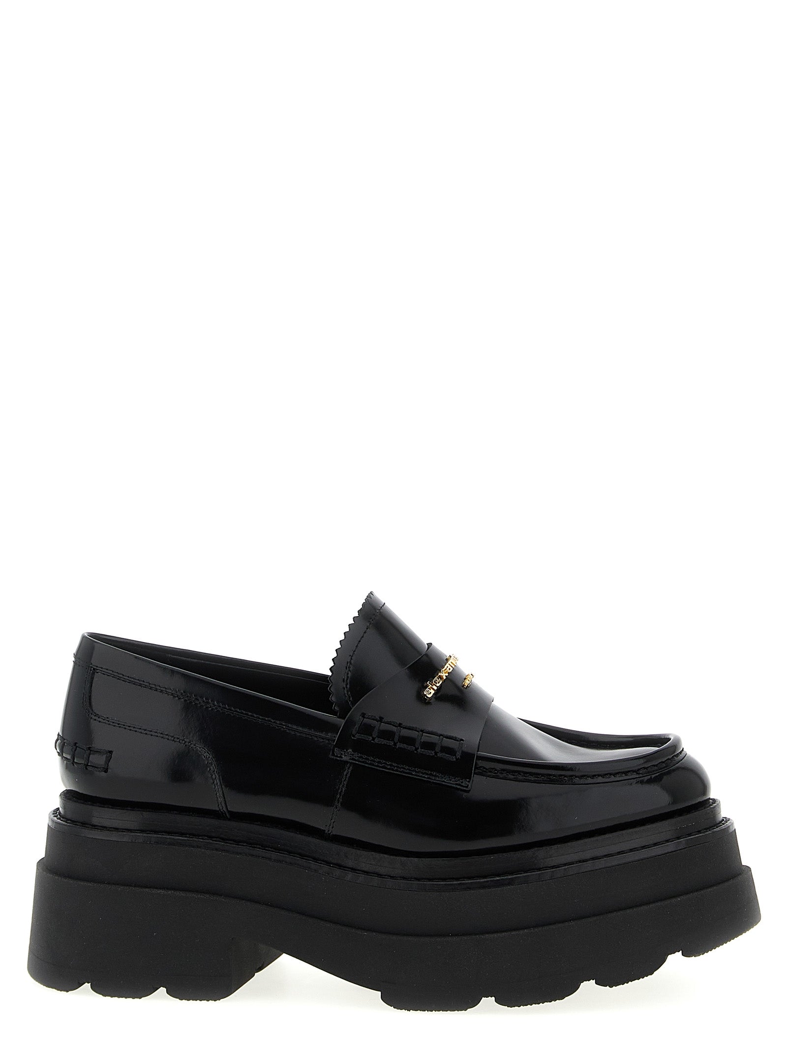 Alexander Wang Black Cowhide Platform Women's Loafers