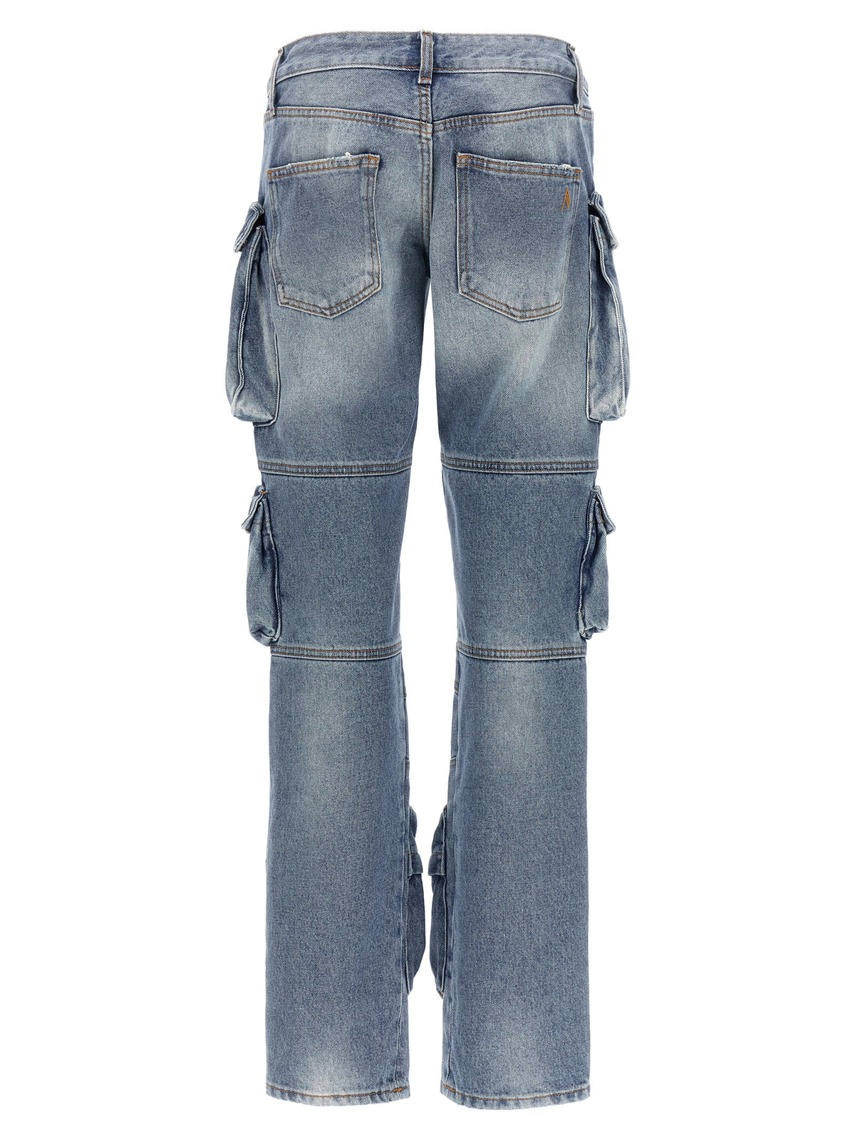 The Attico Blue Cotton Jeans Women's Denim
