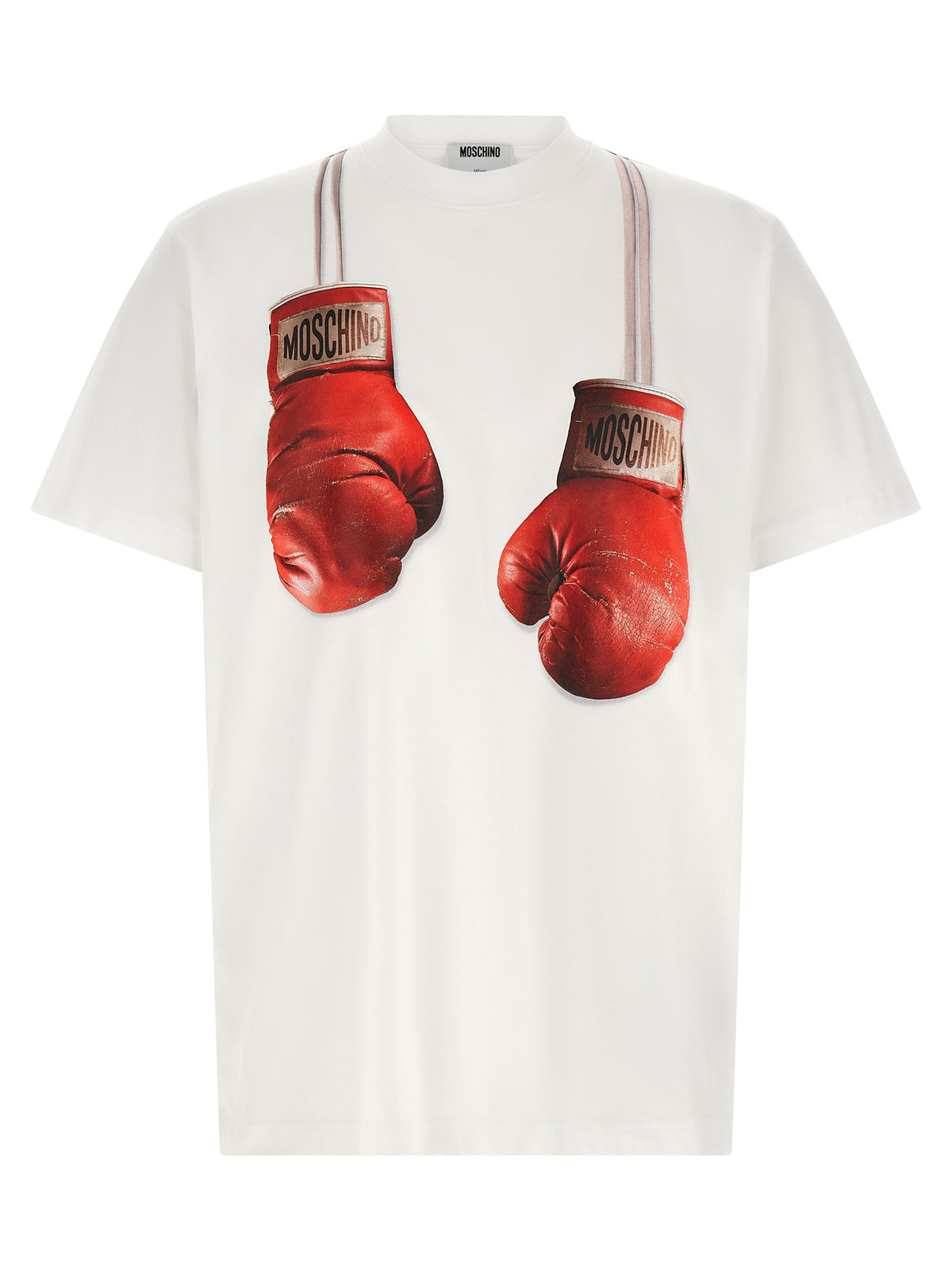 Moschino White Cotton Men's T-Shirt