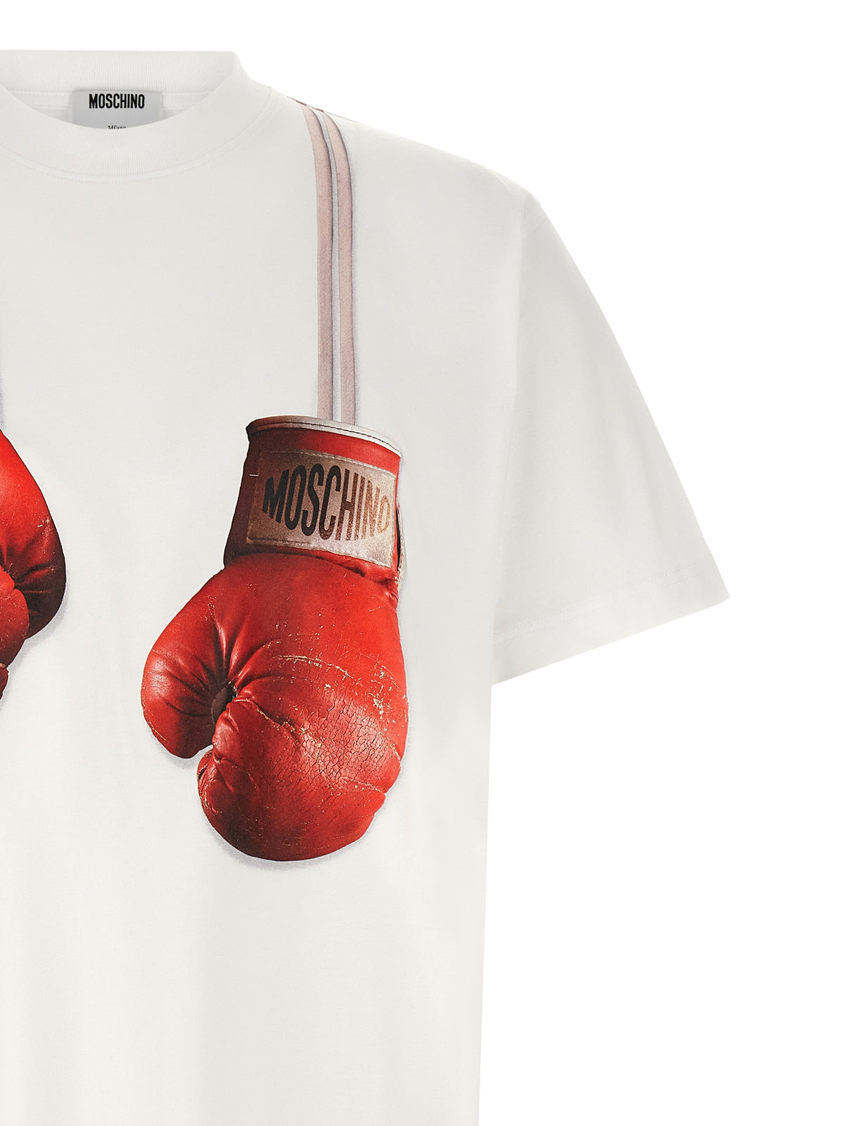 Moschino White Cotton Men's T-Shirt