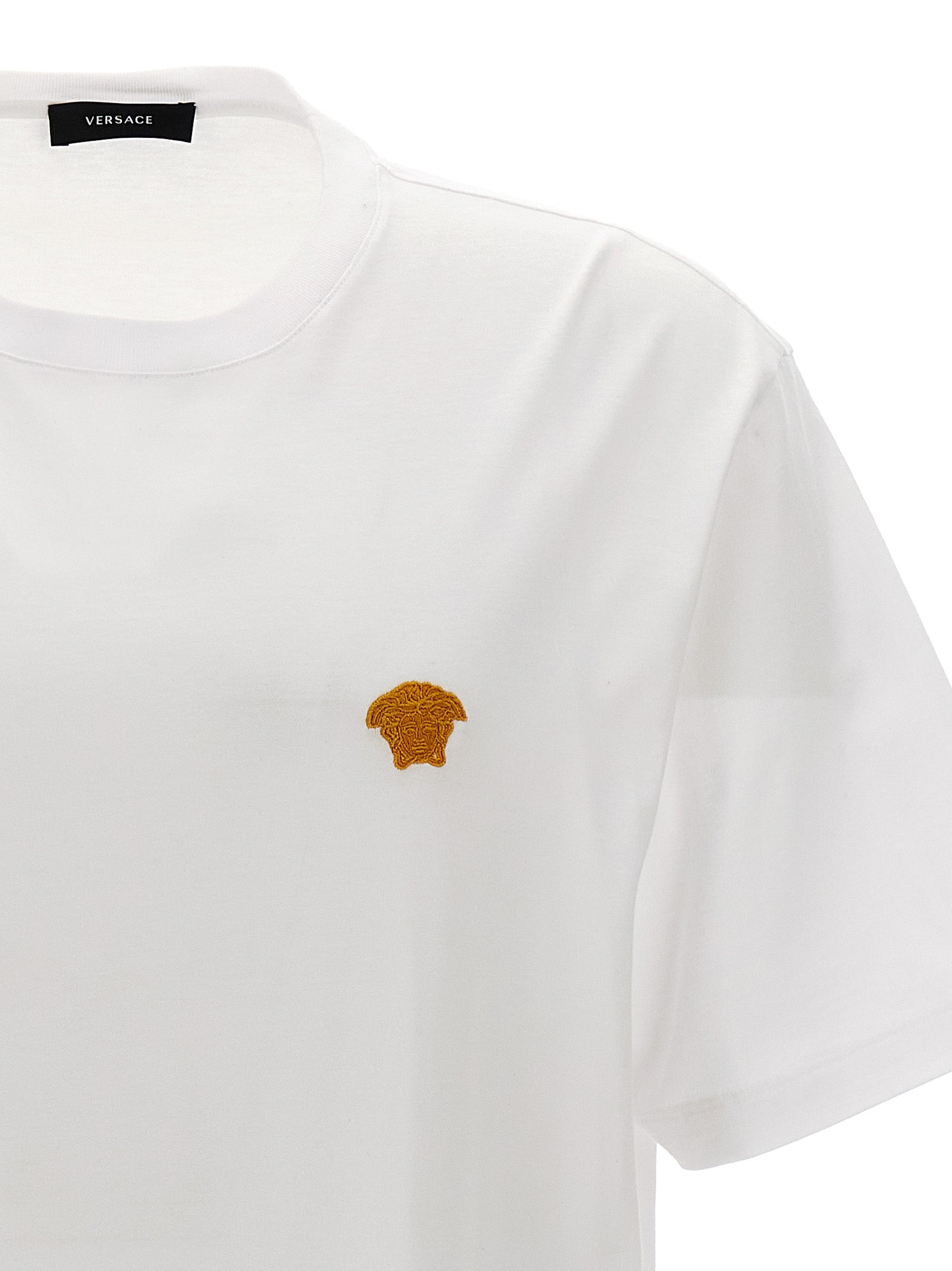 Versace White Cotton Men's T-Shirt