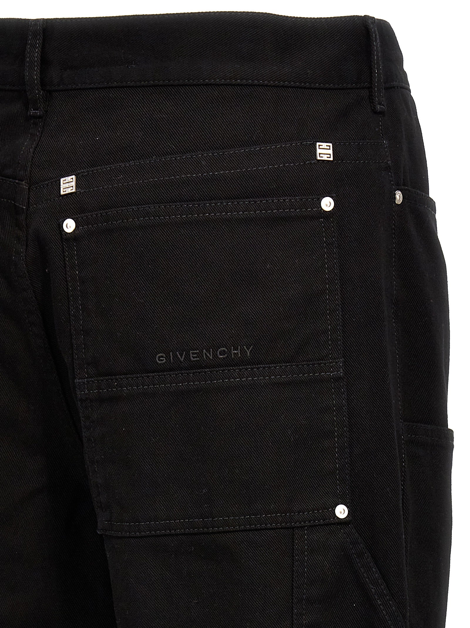 Givenchy Black Cotton Jeans Men's Denim