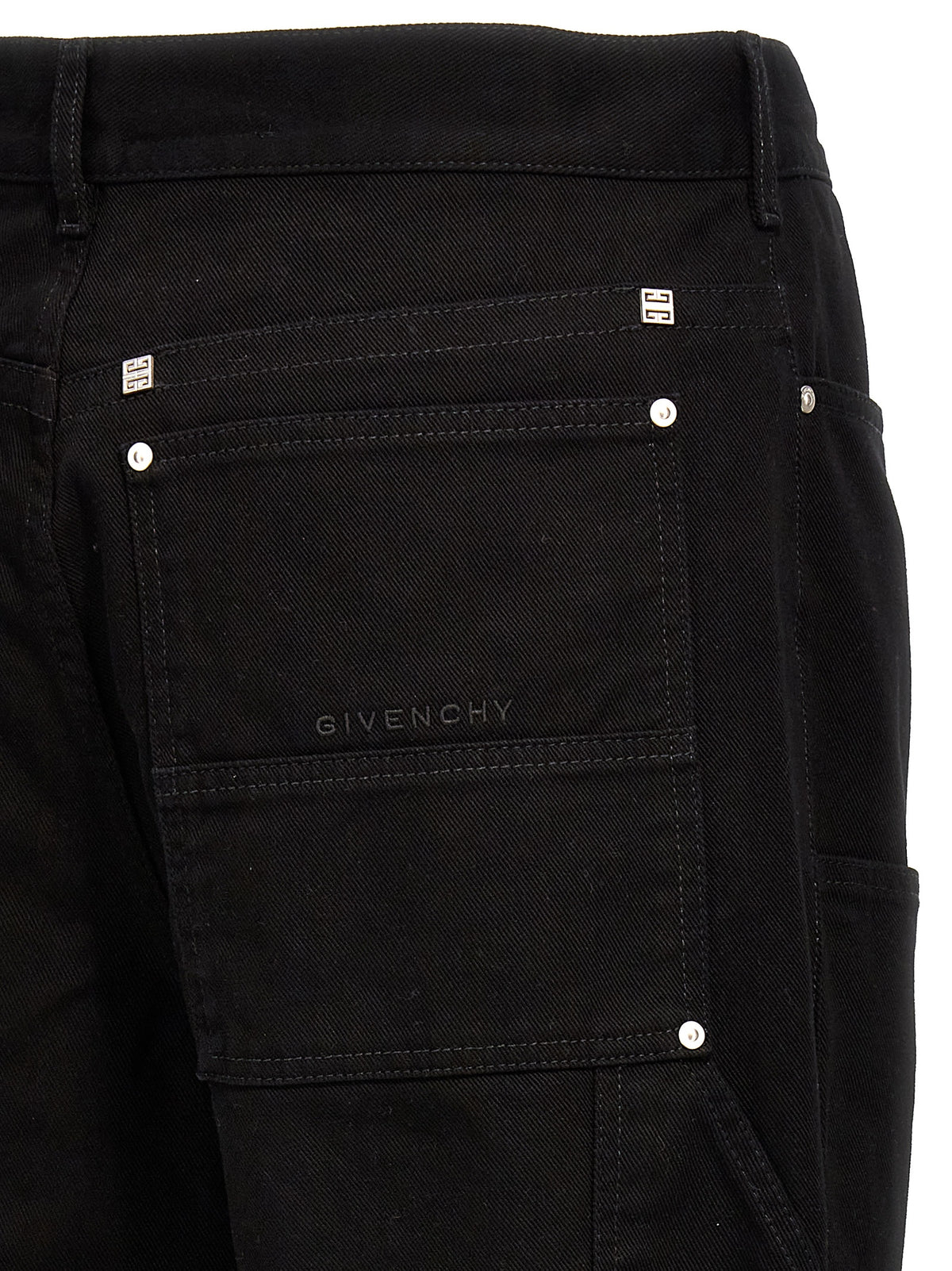 Givenchy Black Cotton Jeans Men's Denim