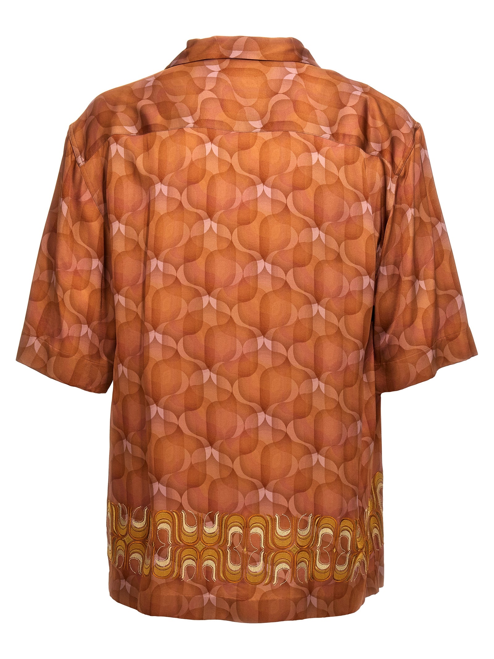 Dries Van Noten Multicolor Viscose Men's Blouse