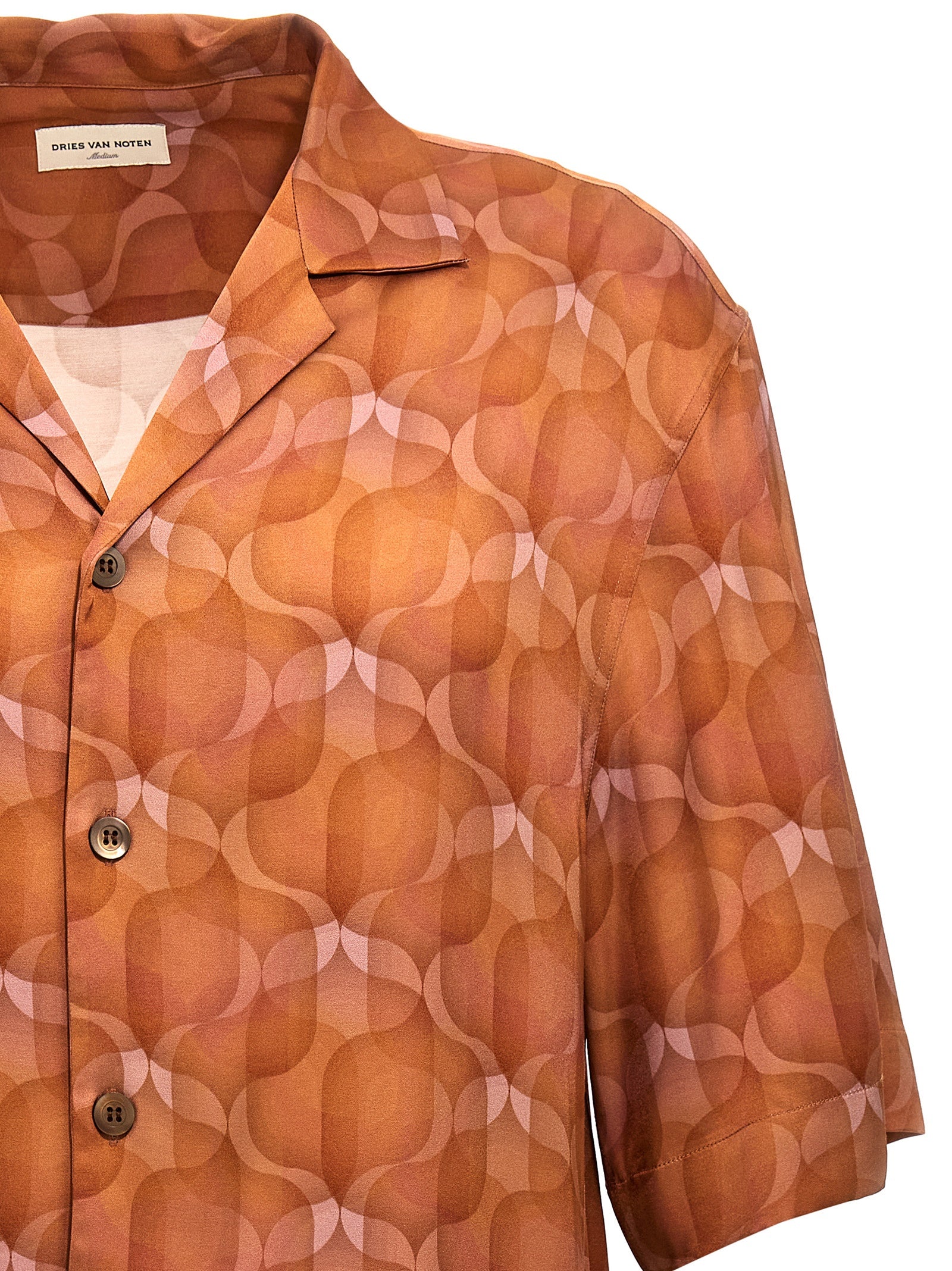 Dries Van Noten Multicolor Viscose Men's Blouse