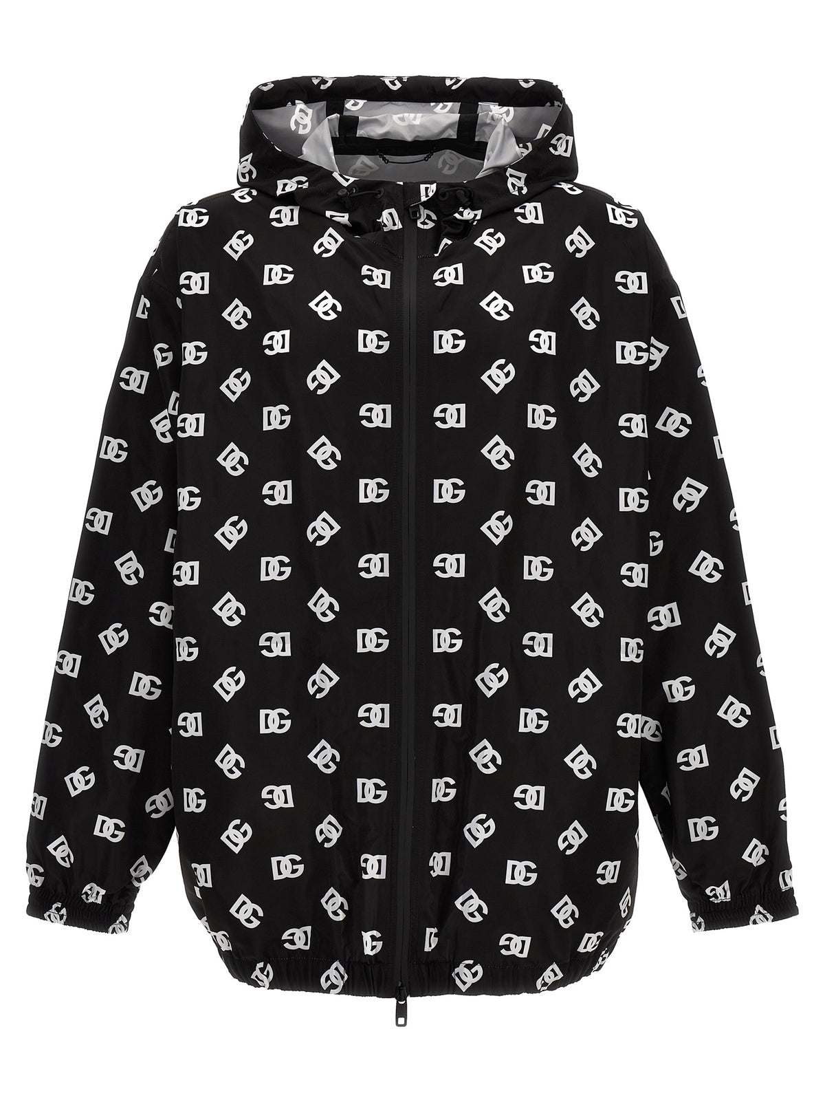 Dolce & Gabbana Bicolor Polyester Shell Men's Jacket