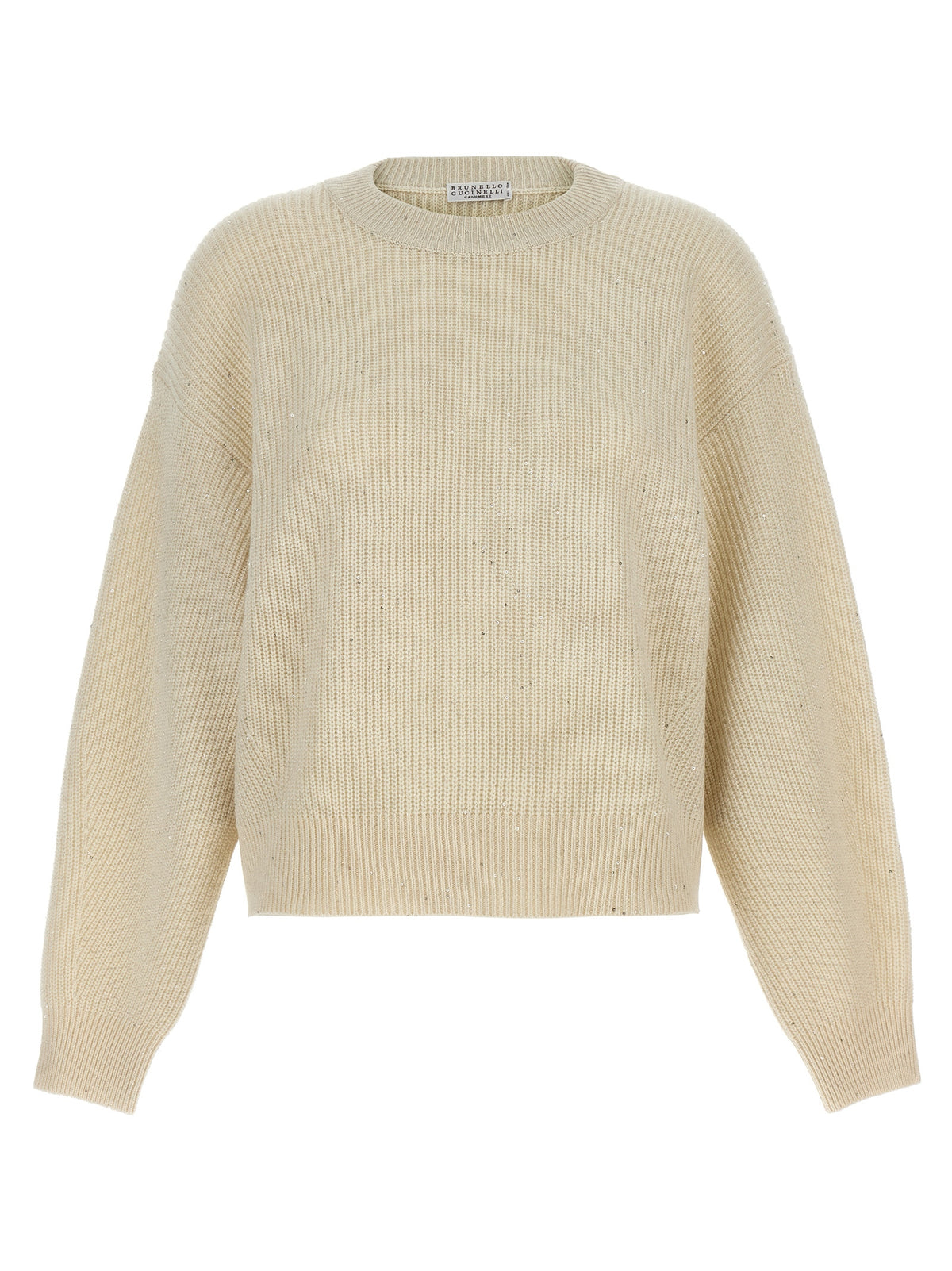 Brunello Cucinelli White Cashmere Women's Cardigan