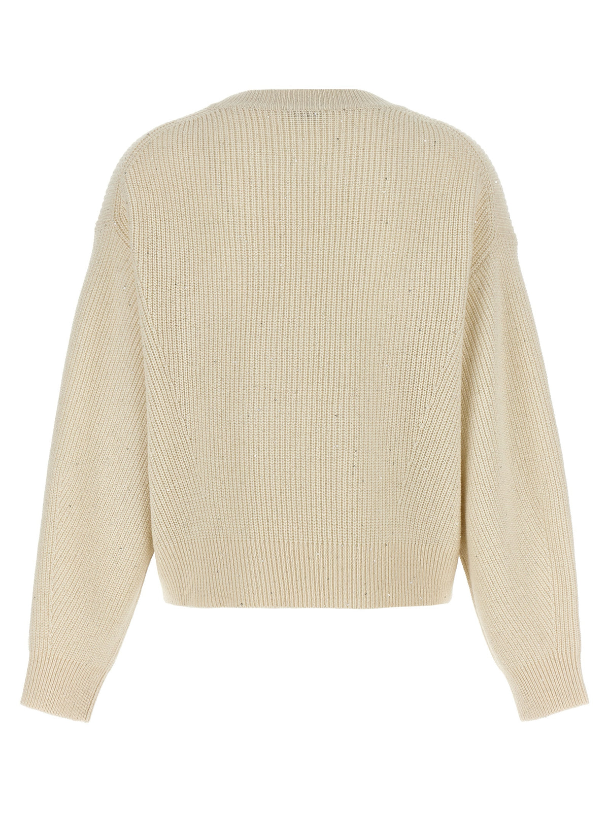 Brunello Cucinelli White Cashmere Women's Cardigan