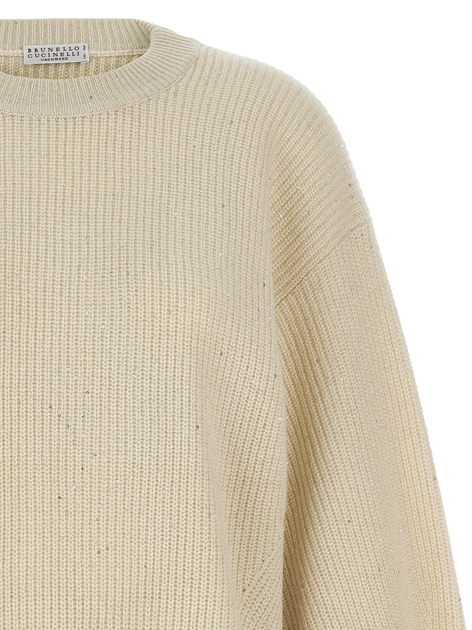 Brunello Cucinelli White Cashmere Women's Cardigan