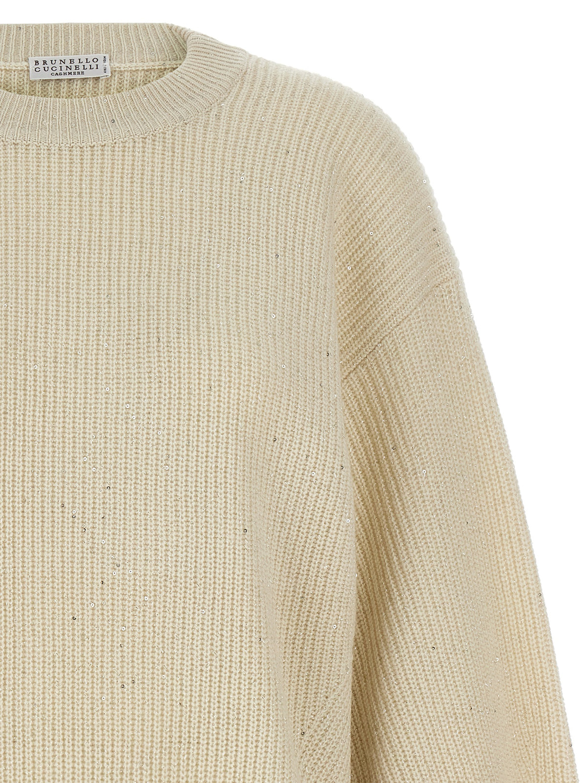 Brunello Cucinelli White Cashmere Women's Cardigan