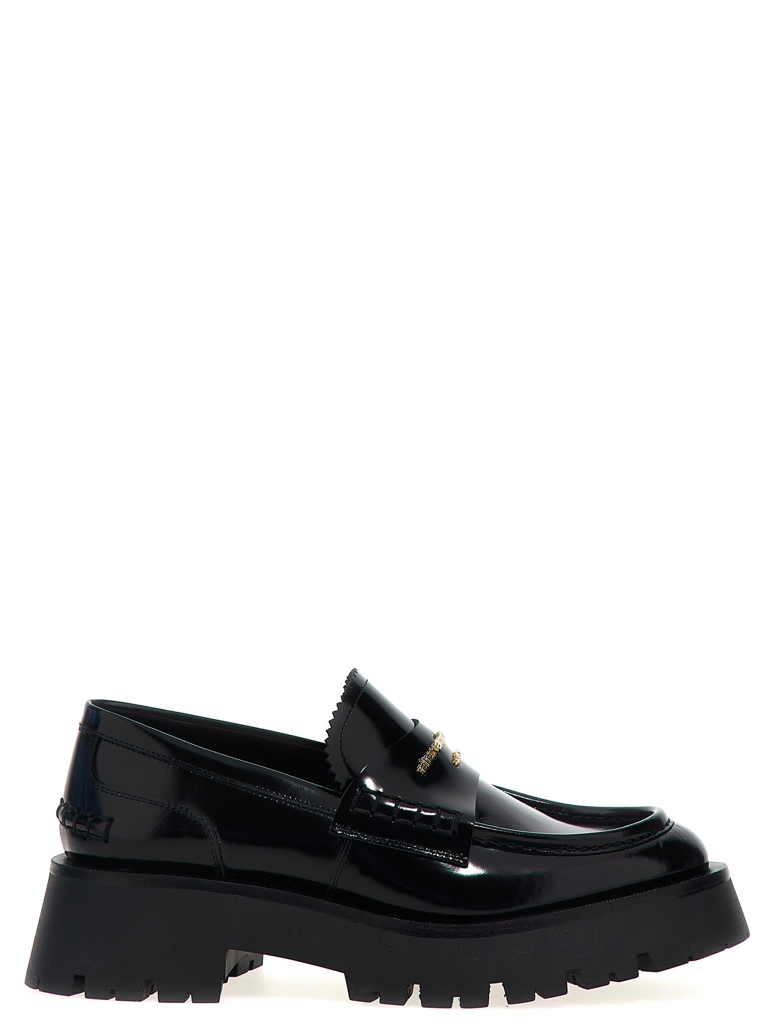 Alexander Wang Black Cowhide Slip-On Women's Loafers
