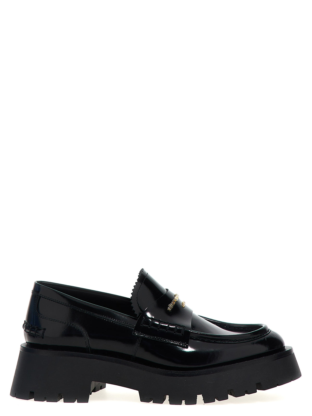 Alexander Wang Black Cowhide Slip-On Women's Loafers