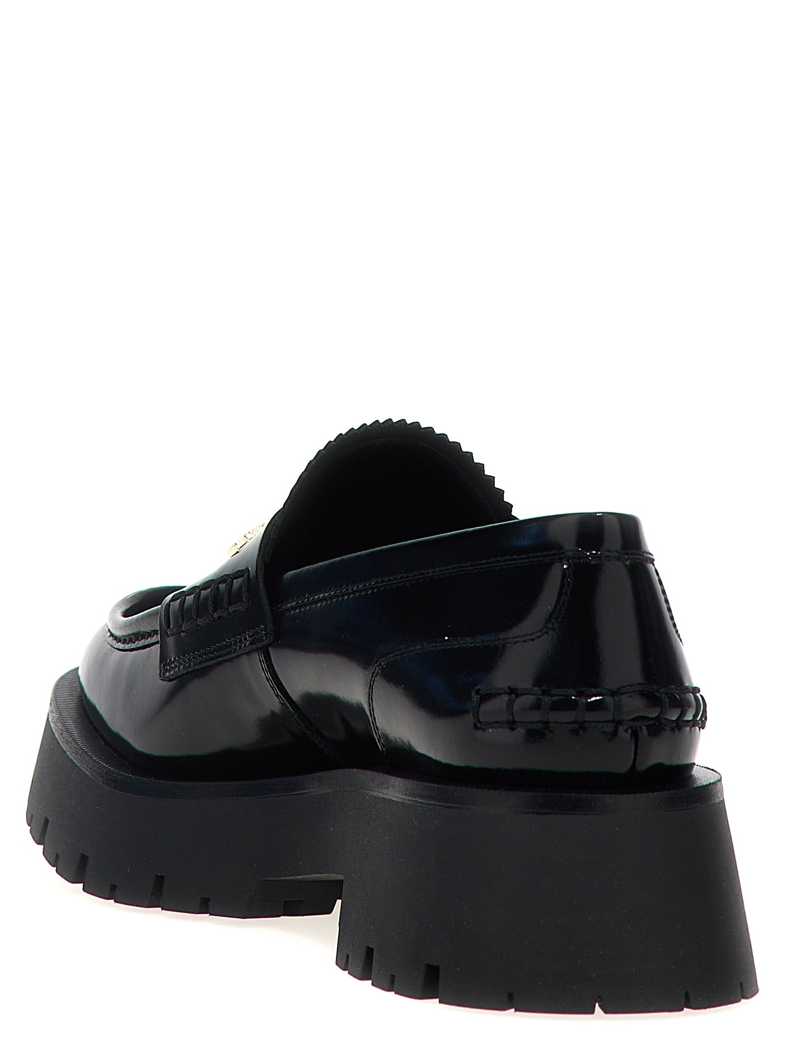 Alexander Wang Black Cowhide Slip-On Women's Loafers